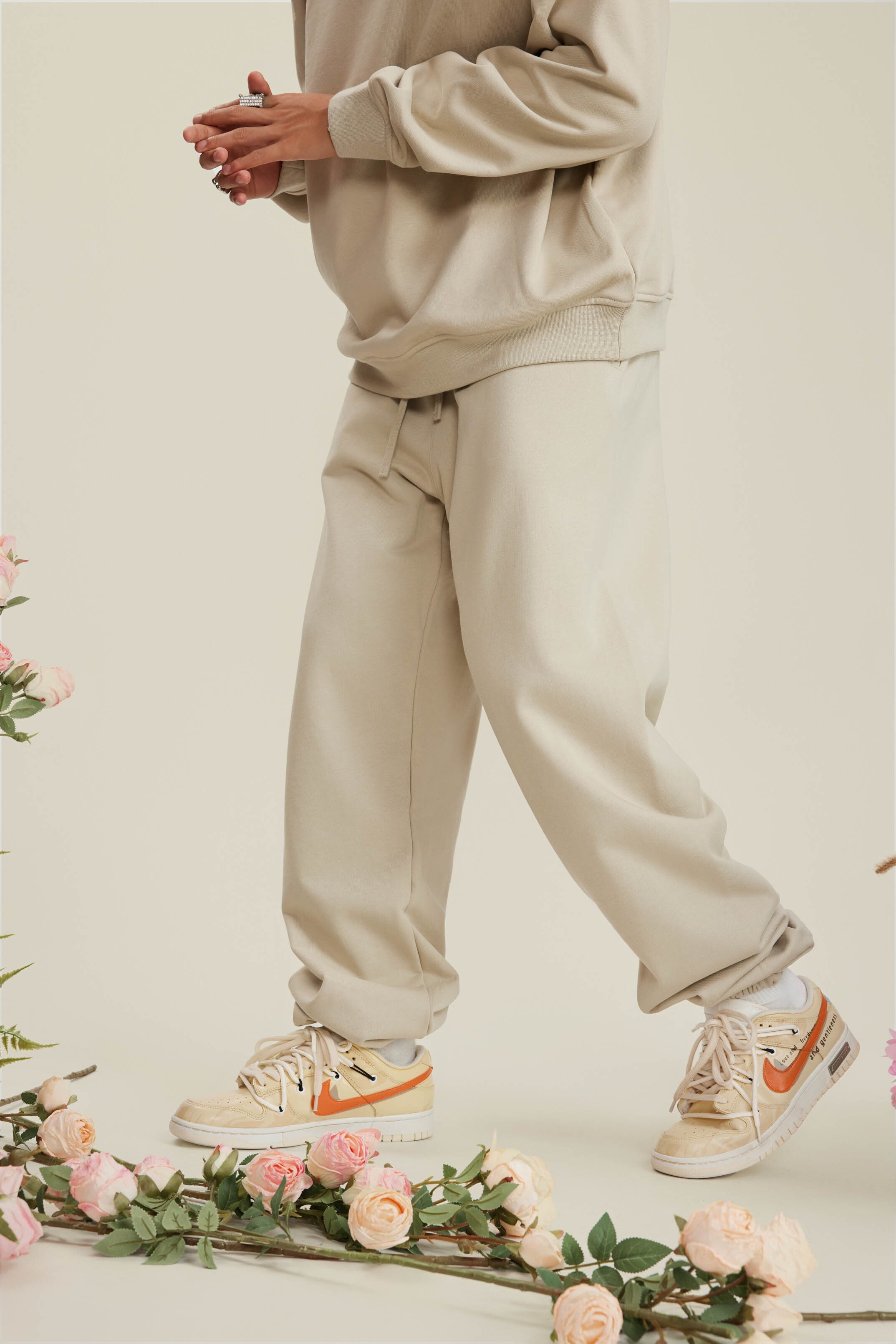 440GSM Men's Relaxed Fit Terry Jogger Pants