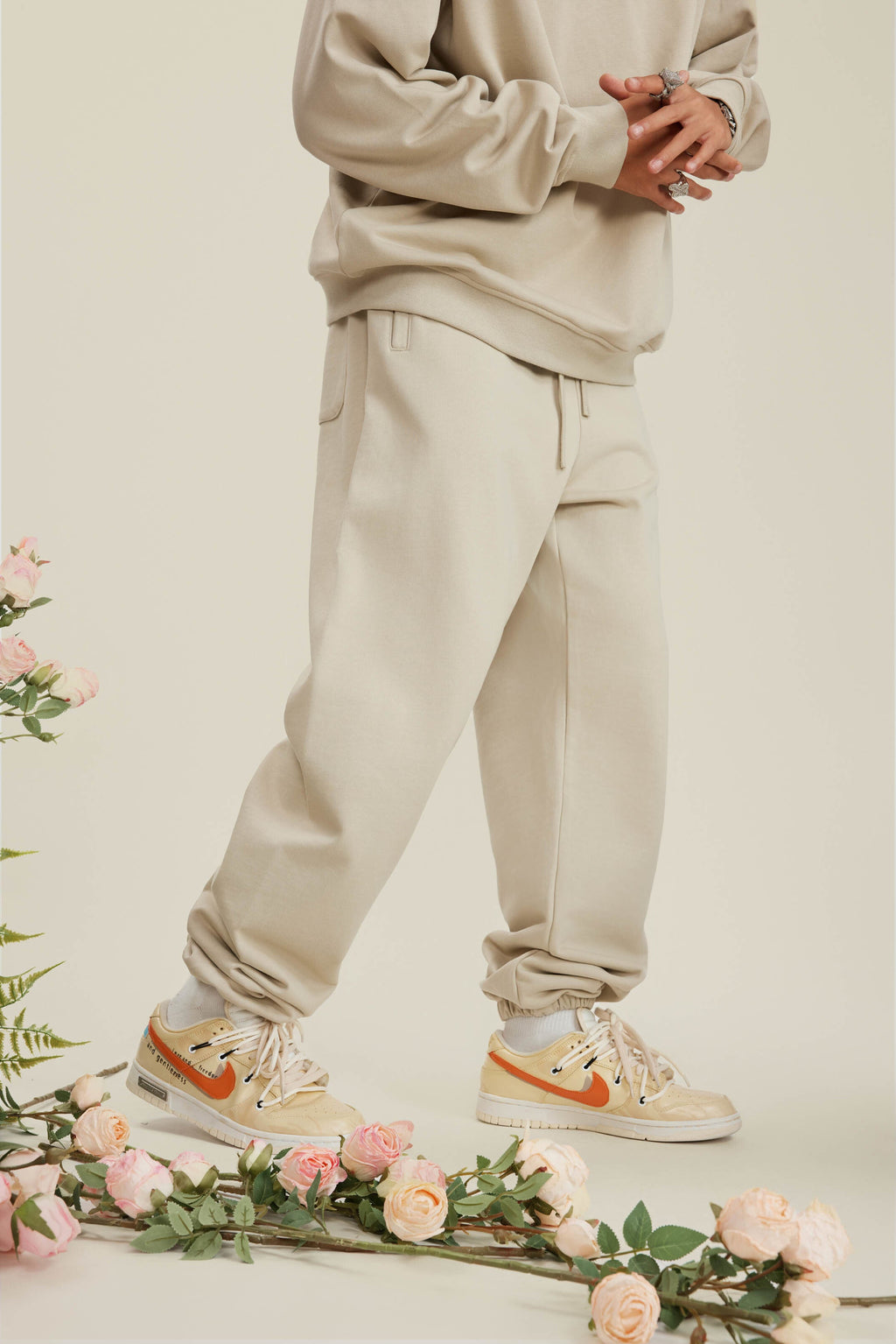 440GSM Men's Relaxed Fit Terry Jogger Pants