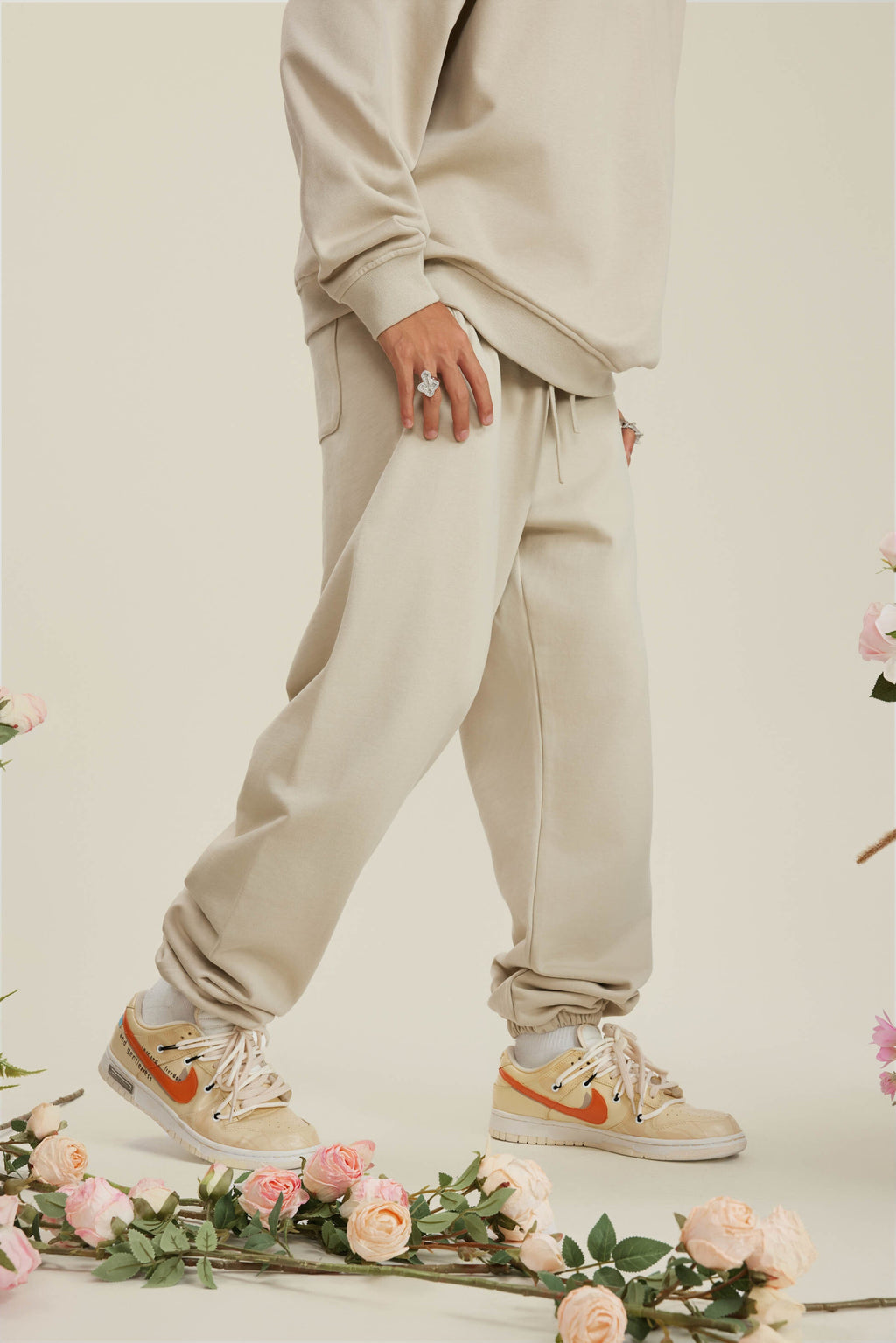440GSM Men's Relaxed Fit Terry Jogger Pants