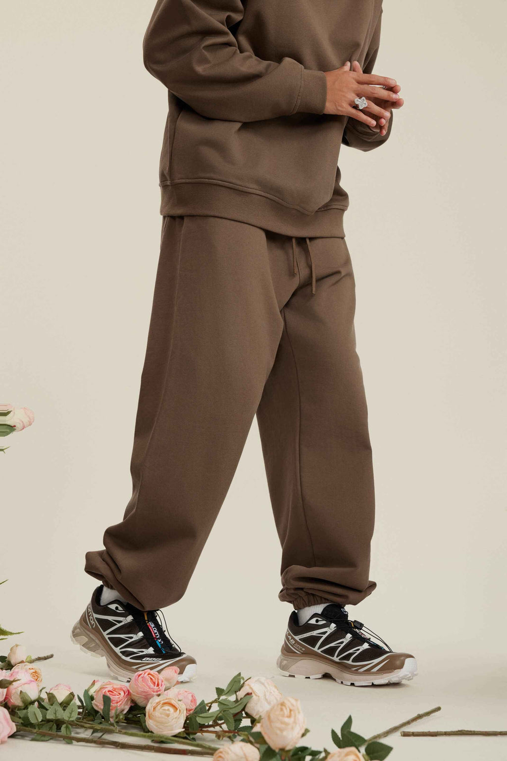 440GSM Men's Relaxed Fit Terry Jogger Pants