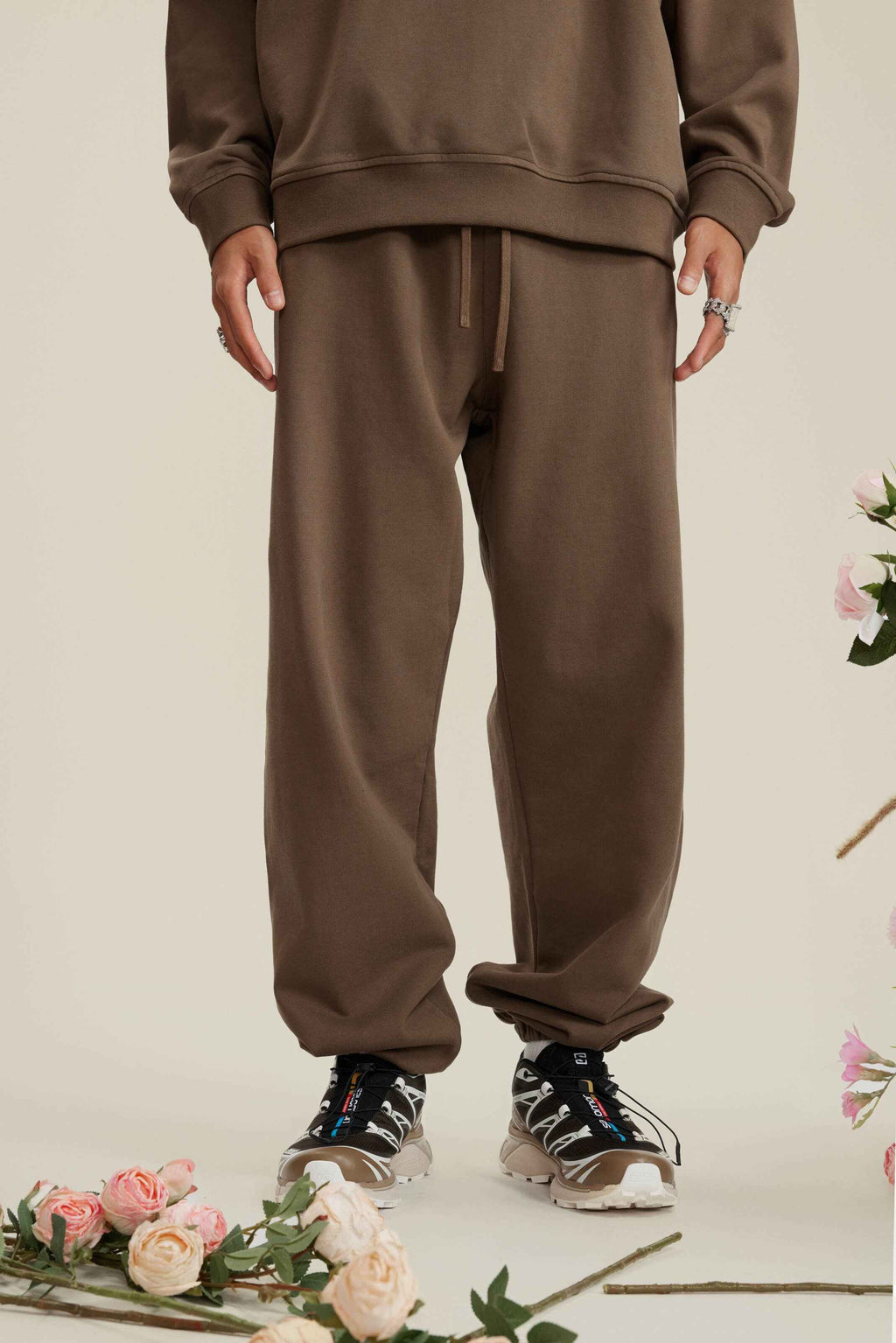 440GSM Men's Relaxed Fit Terry Jogger Pants