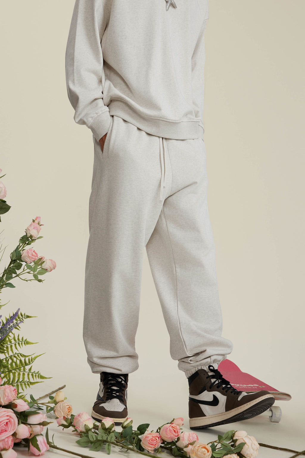 440GSM Men's Relaxed Fit Terry Jogger Pants