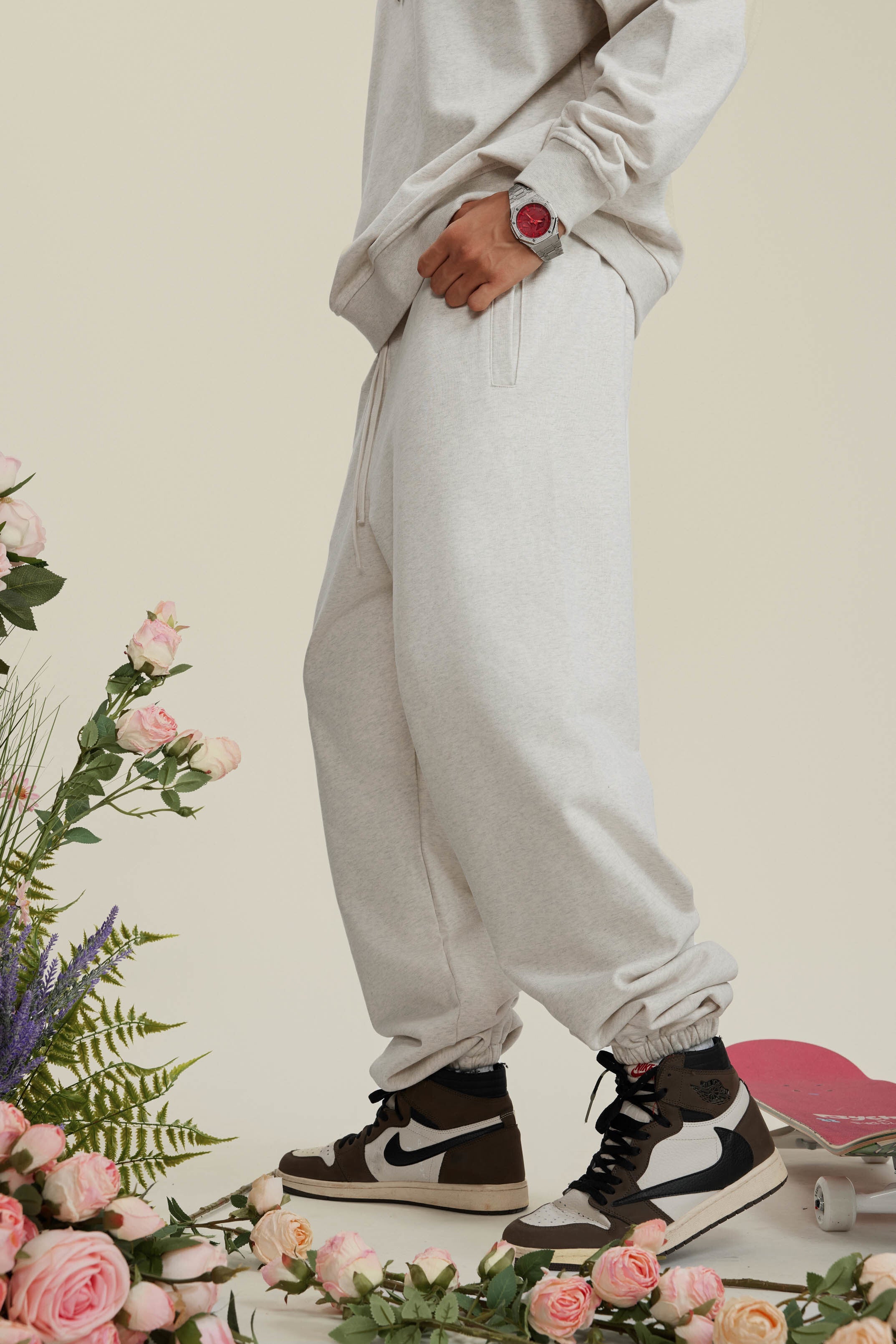 440GSM Men's Relaxed Fit Terry Jogger Pants