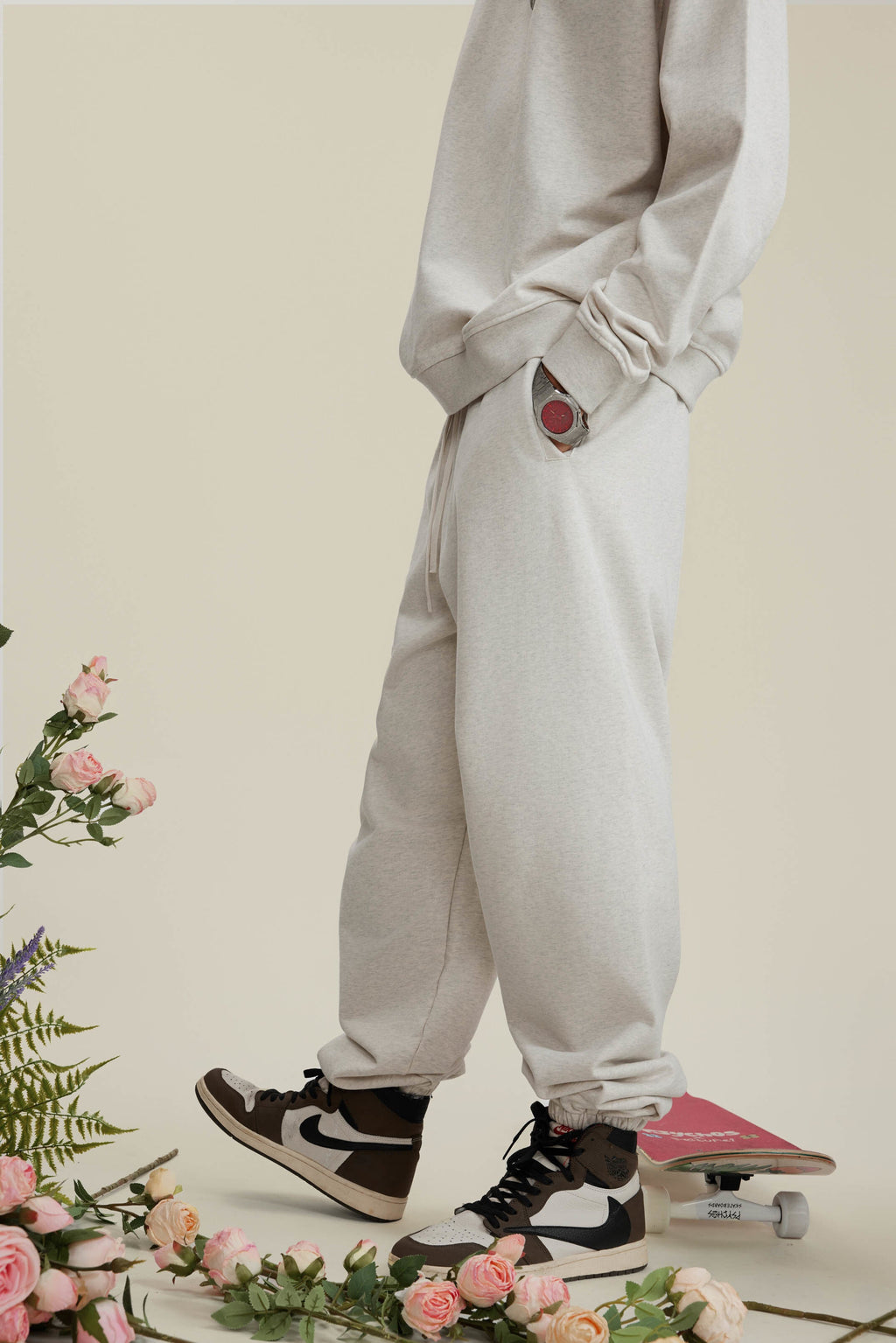 440GSM Men's Relaxed Fit Terry Jogger Pants