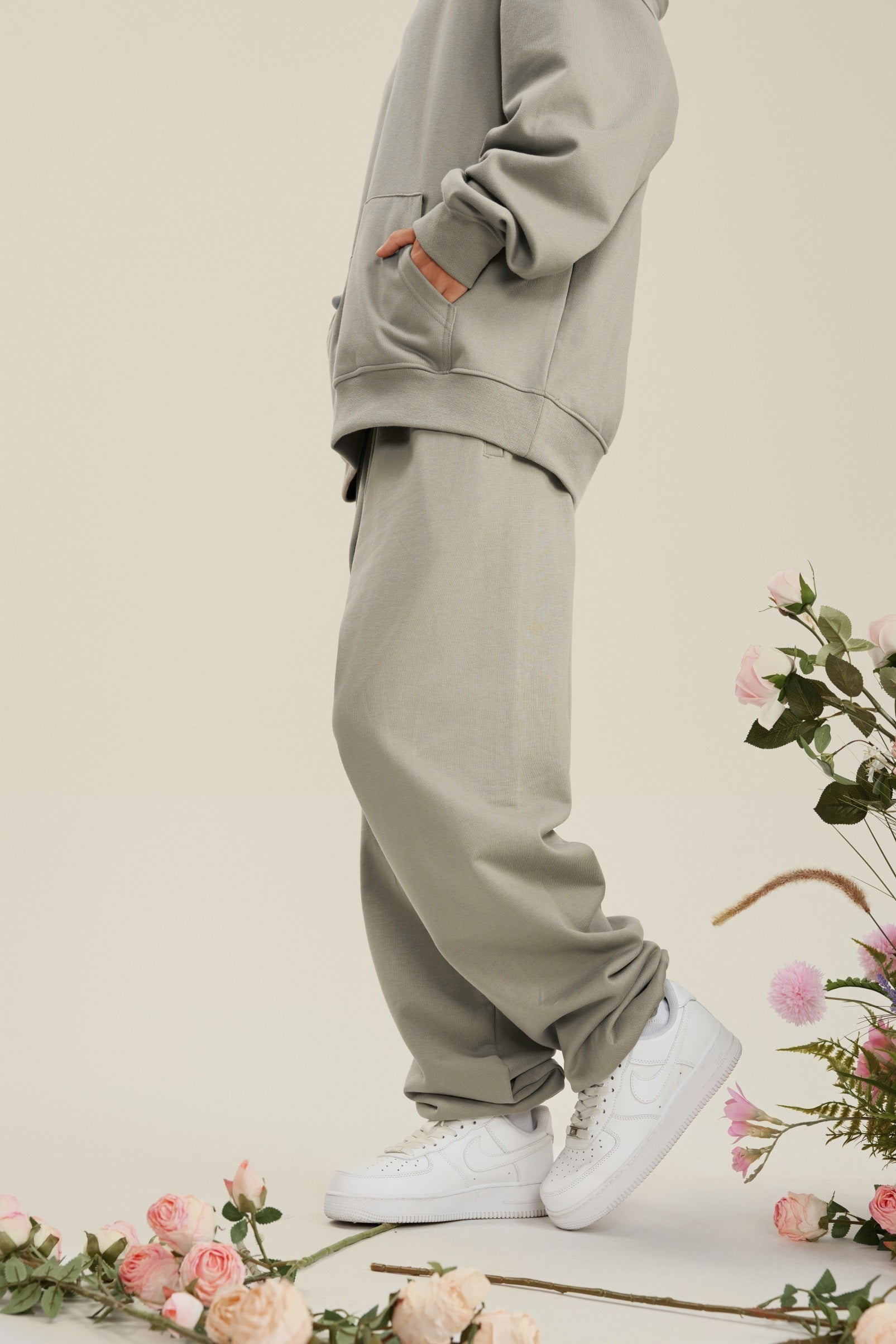 440GSM Men's Relaxed Fit Terry Jogger Pants
