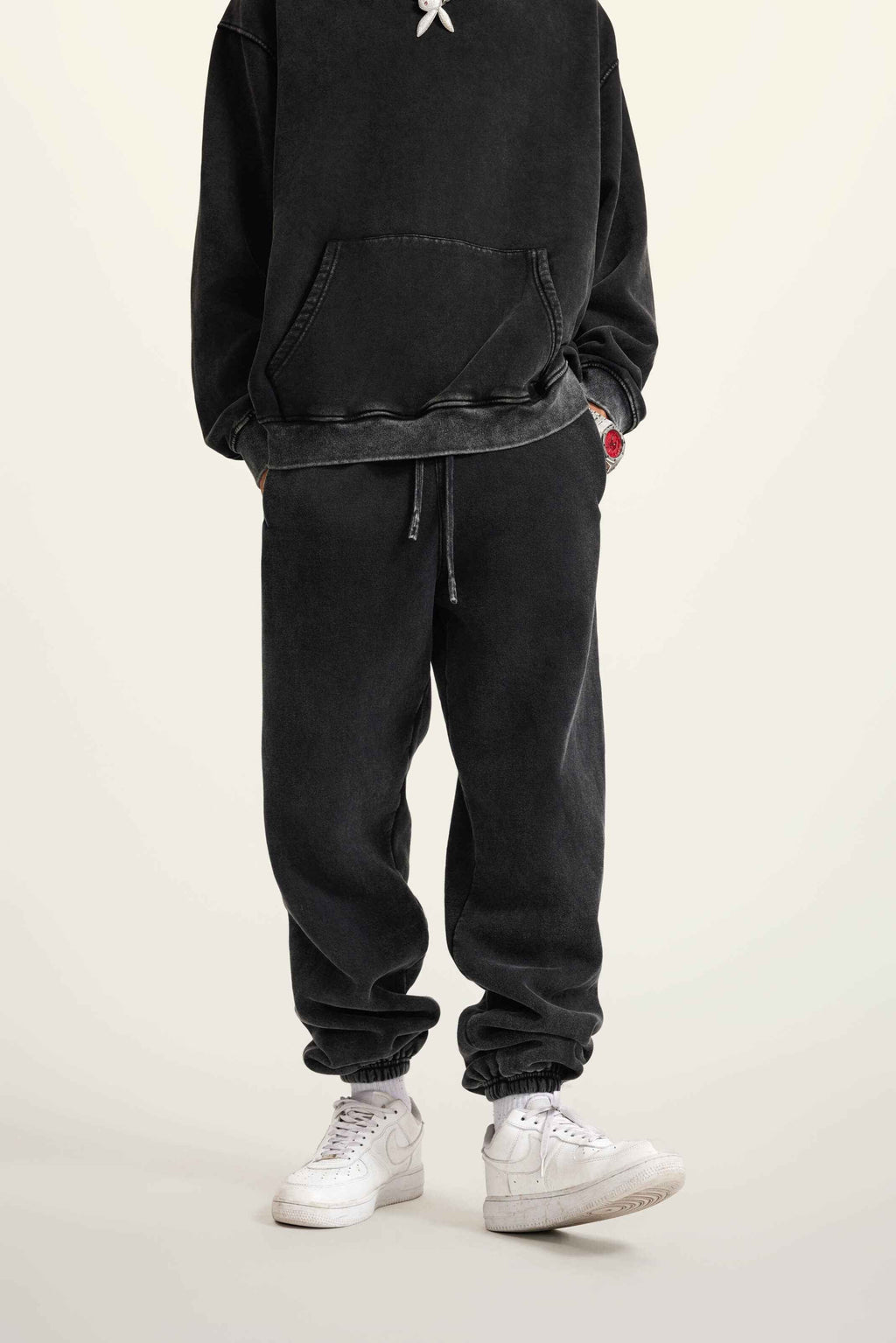 440GSM Unisex Relaxed Fit Loopback Terry Jogger Pants