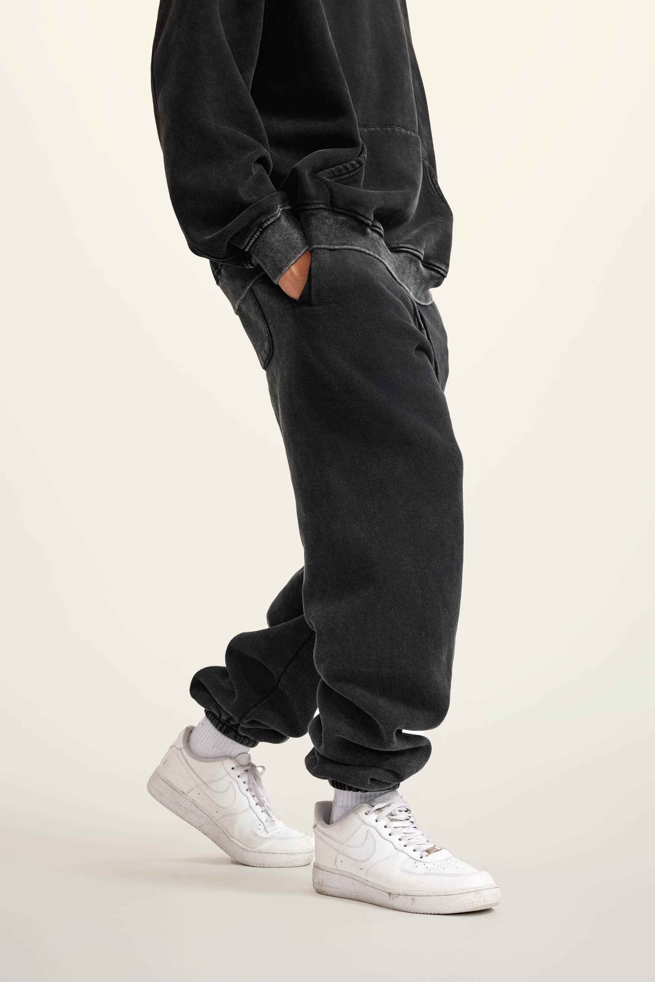440GSM Unisex Relaxed Fit Loopback Terry Jogger Pants