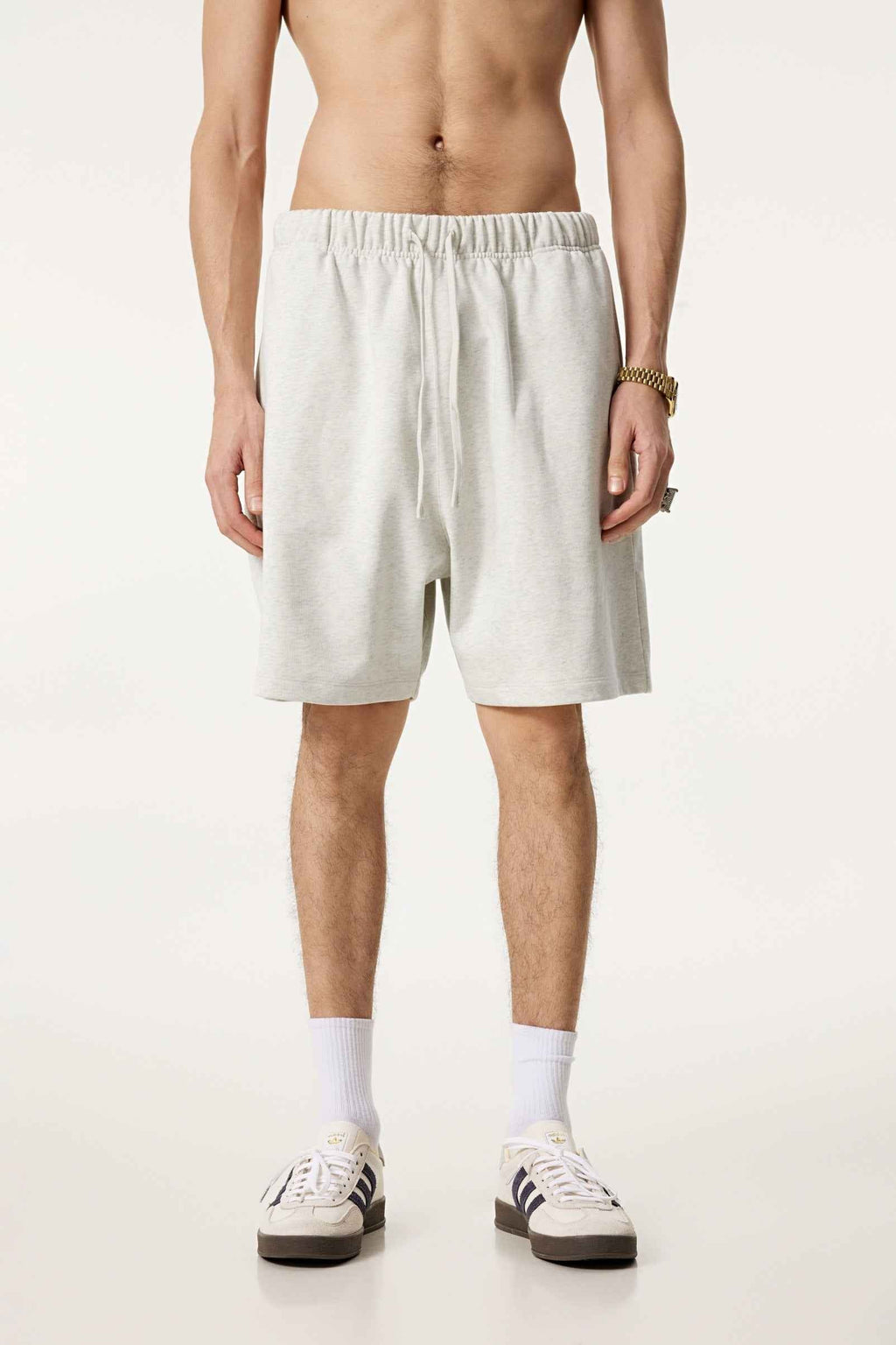 440GSM Men's Heavyweight Invisible-Zipper Shorts