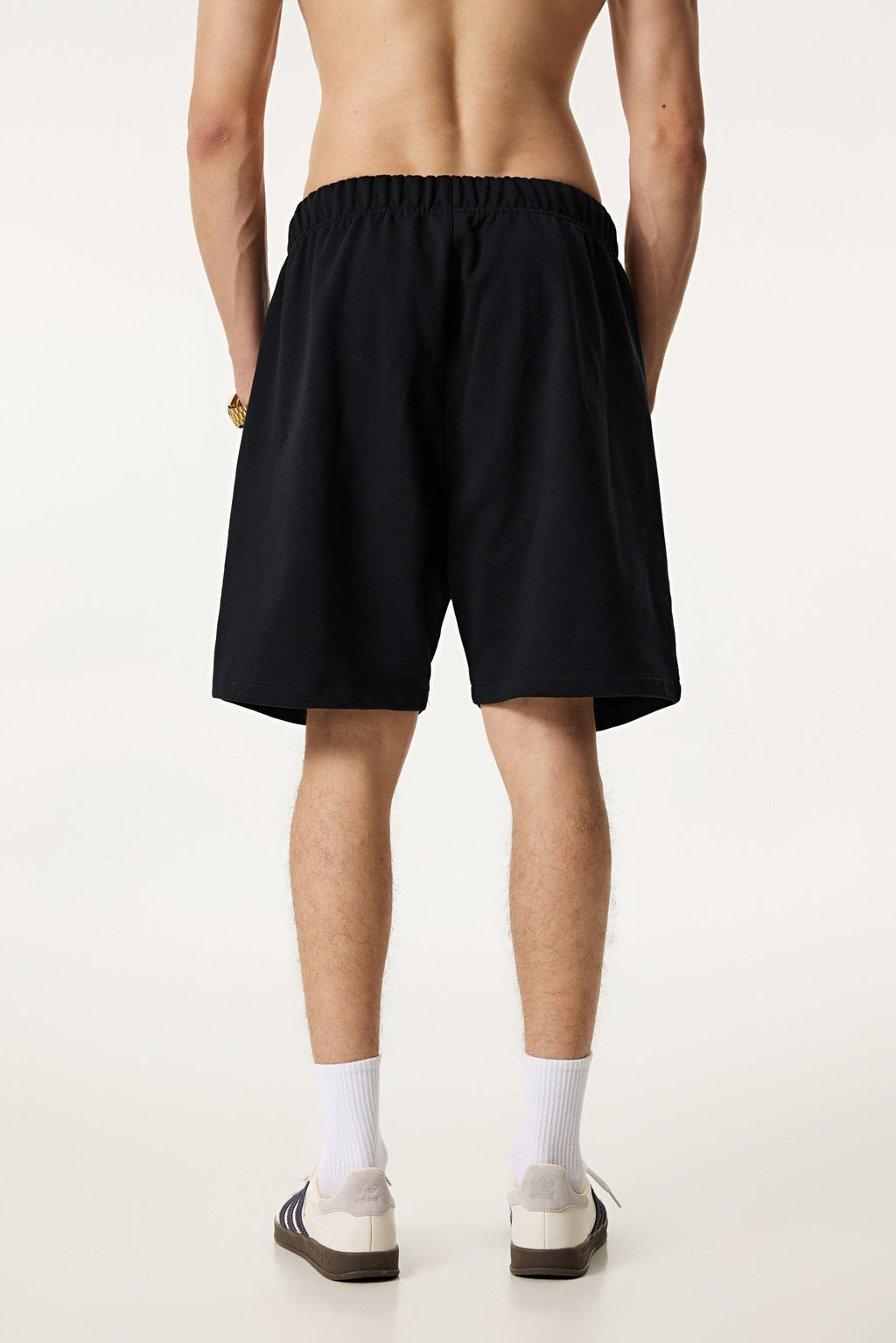 440GSM Men's Heavyweight Invisible-Zipper Shorts