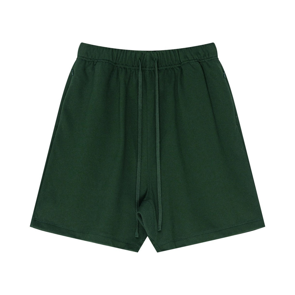 440GSM Men's Heavyweight Invisible-Zipper Shorts