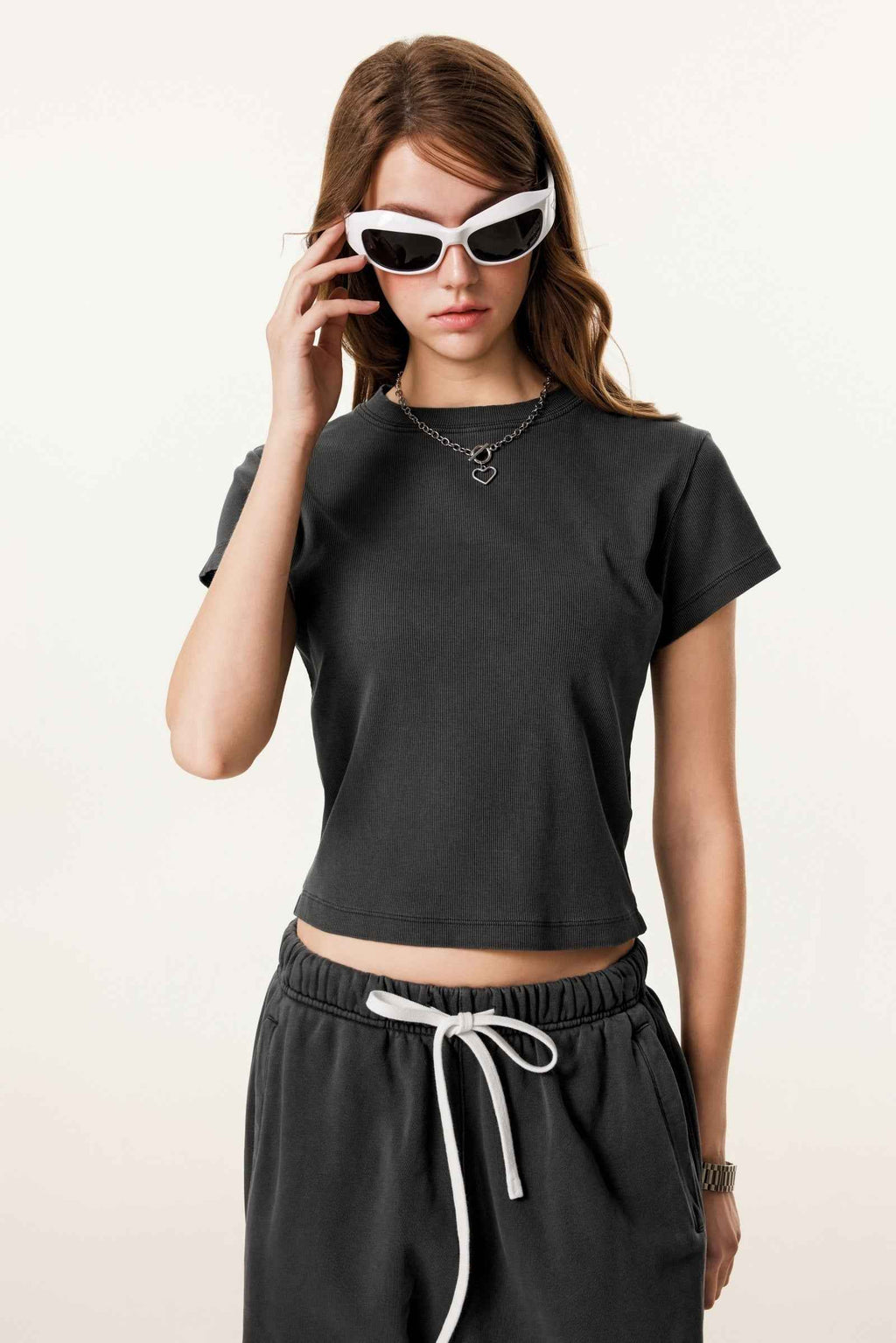 Women’s Figure-Flattering Straight Shoulder T-shirt