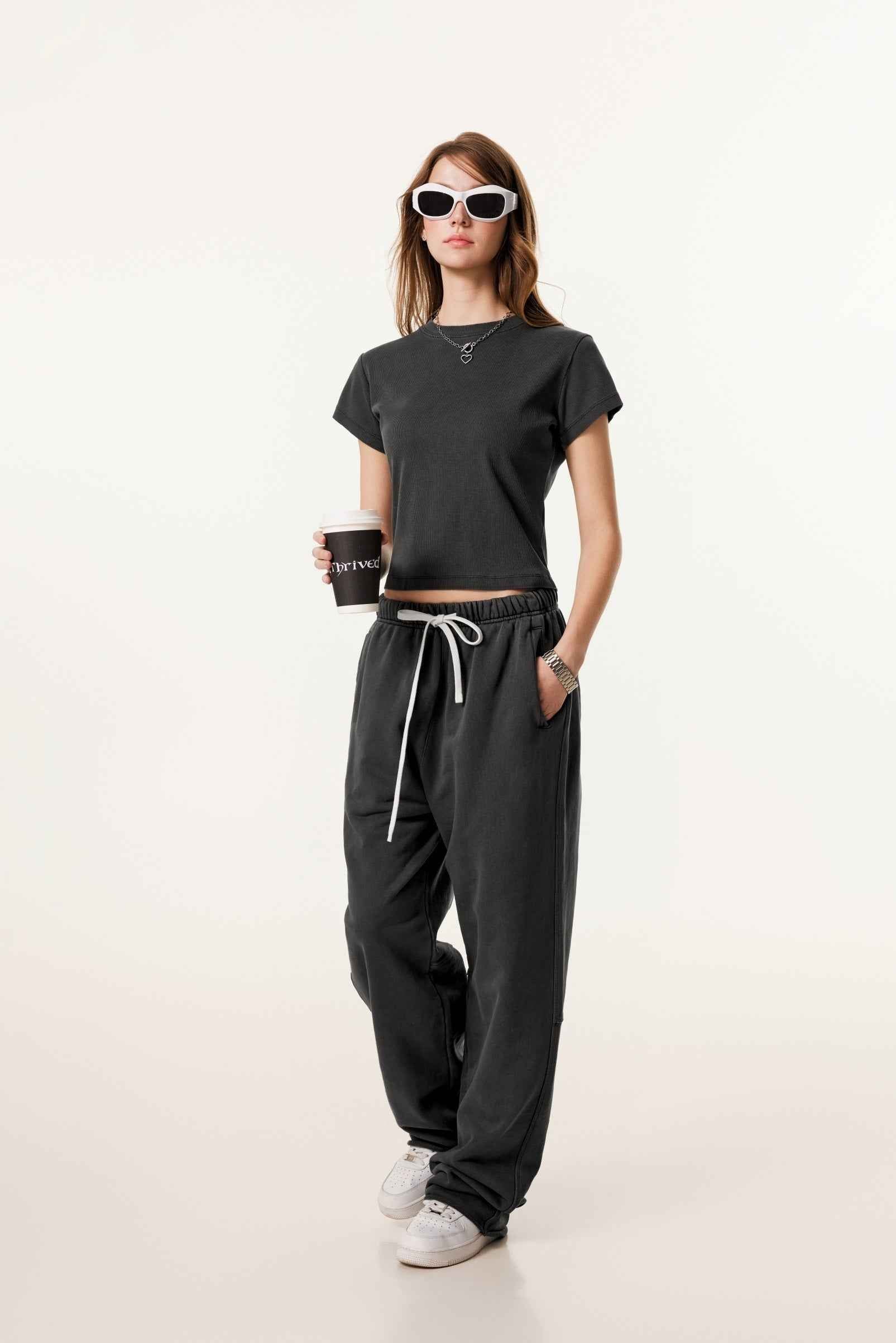 Women’s Figure-Flattering Straight Shoulder T-shirt