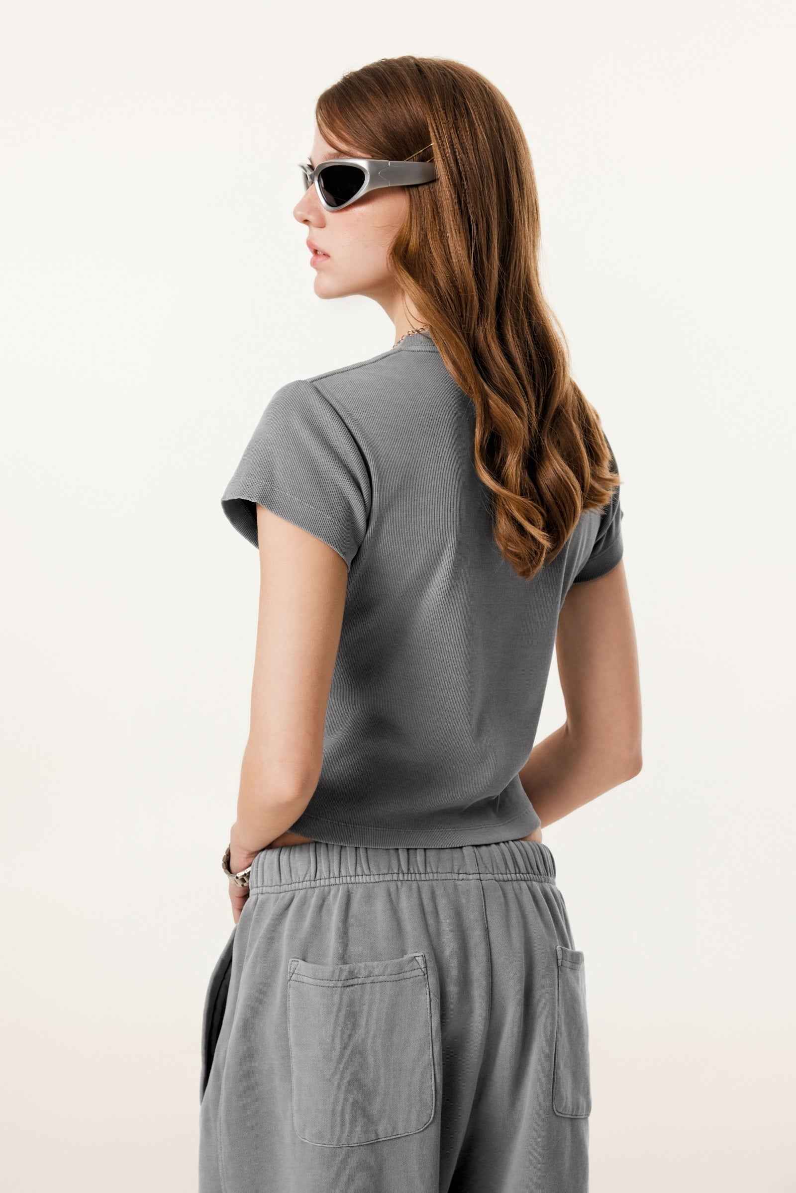Women’s Figure-Flattering Straight Shoulder T-shirt
