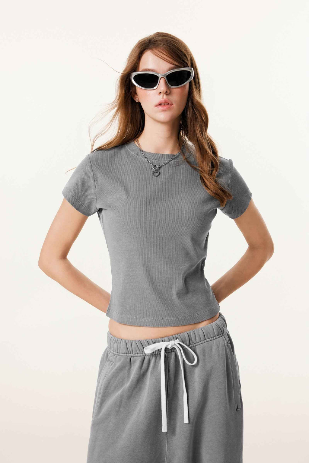 Women’s Figure-Flattering Straight Shoulder T-shirt