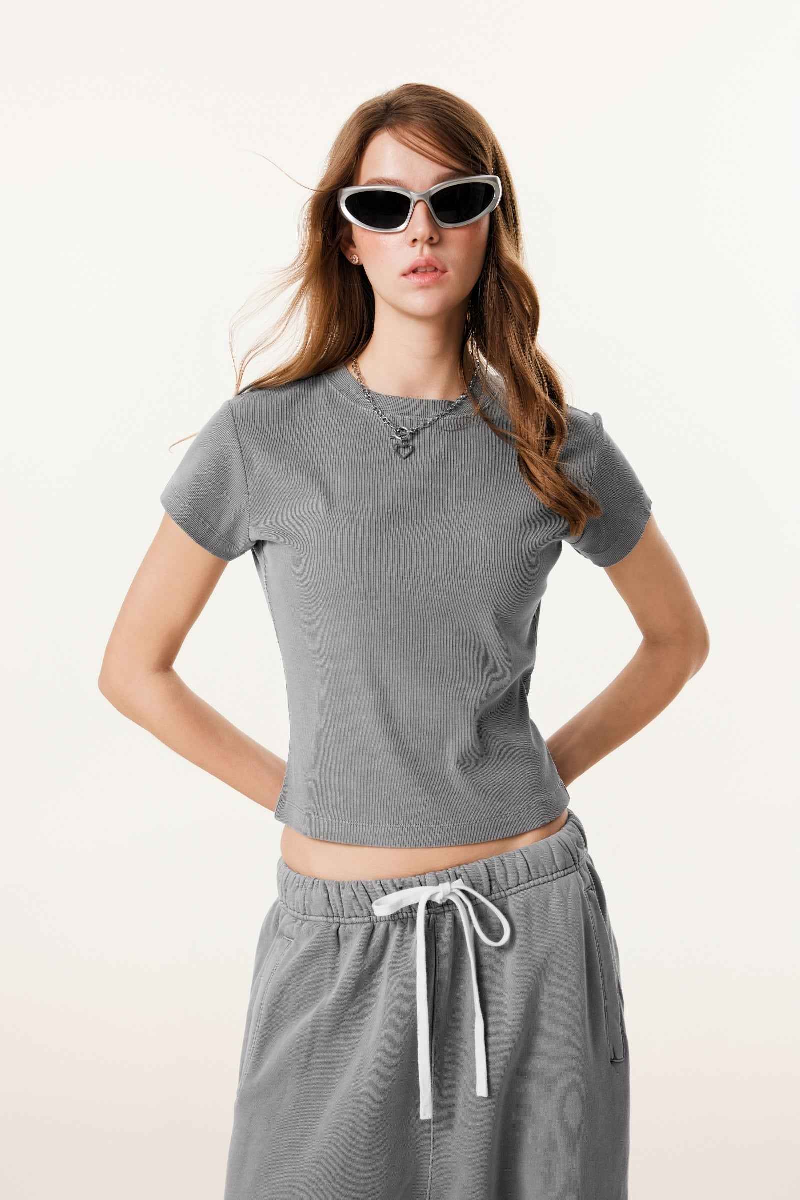 Women’s Figure-Flattering Straight Shoulder T-shirt
