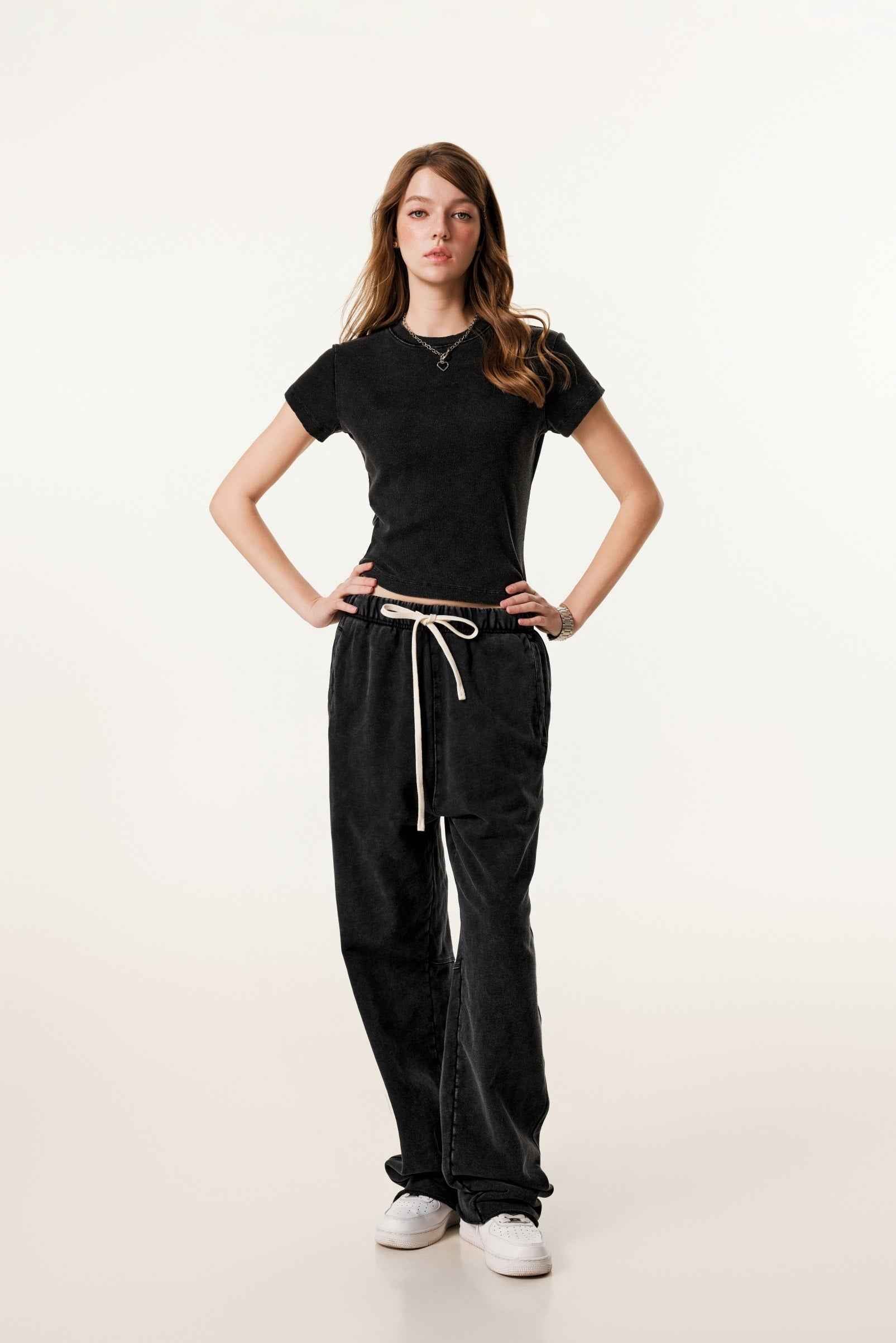 Women’s Figure-Flattering Straight Shoulder T-shirt
