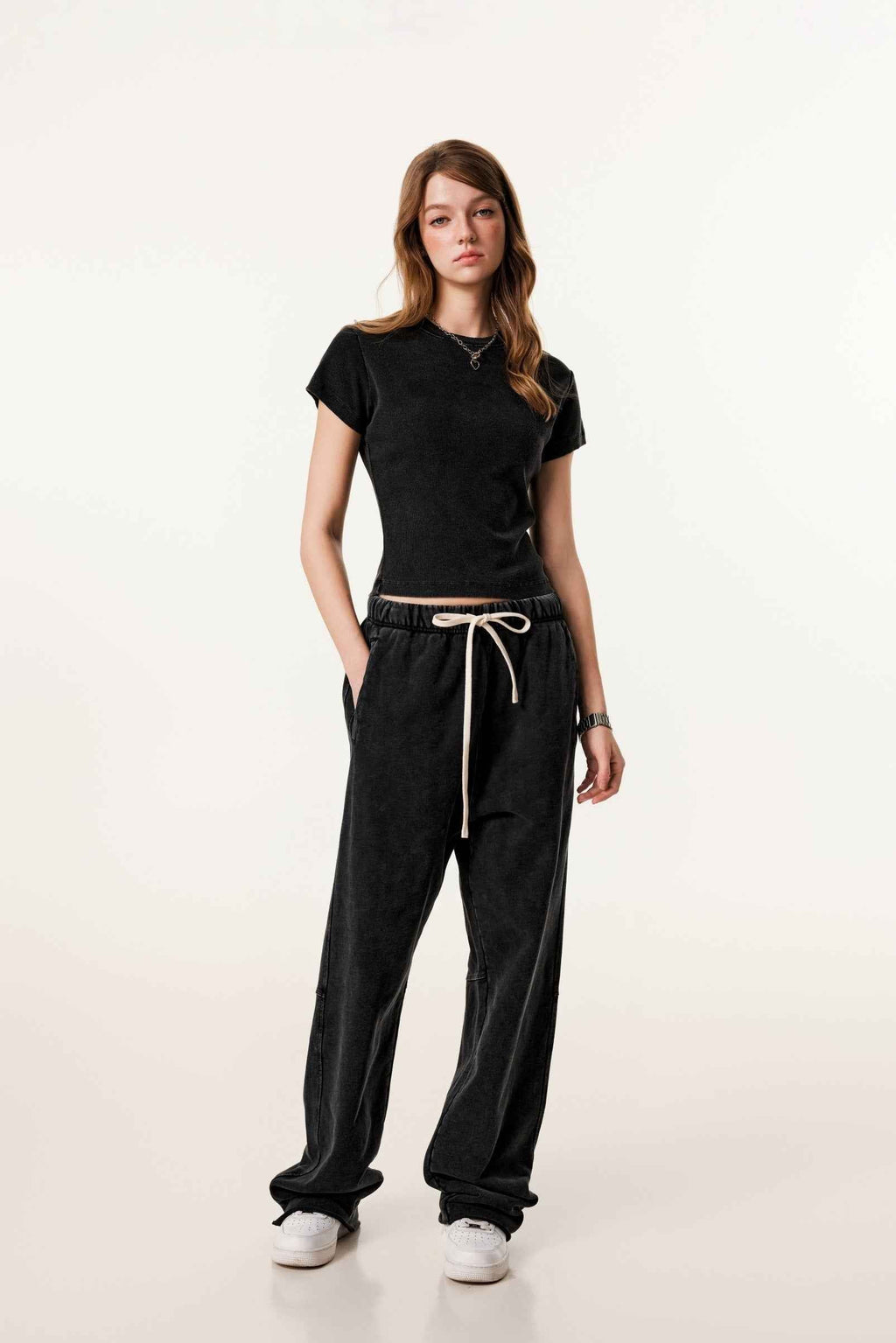 Women’s Figure-Flattering Straight Shoulder T-shirt