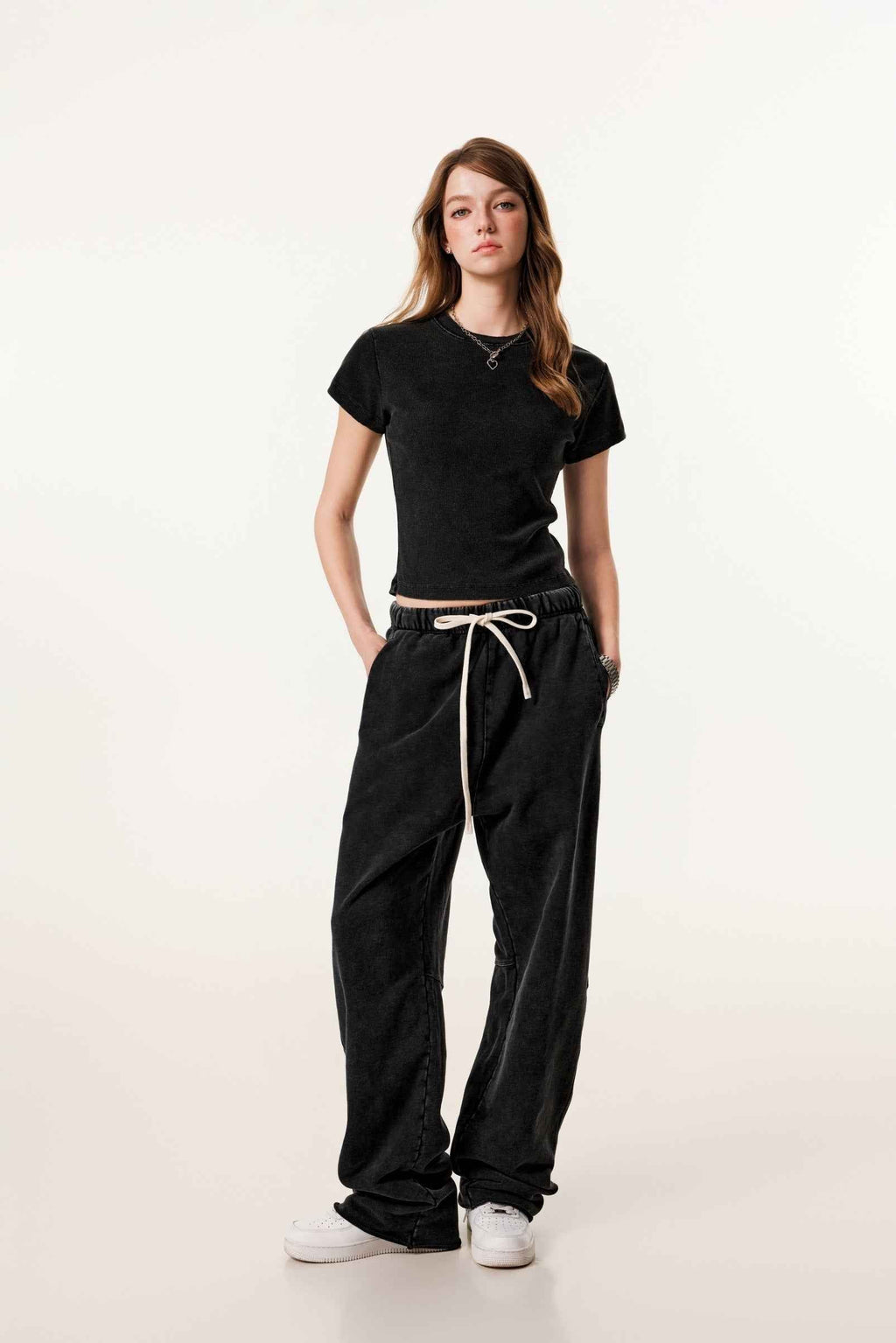 Women’s Figure-Flattering Straight Shoulder T-shirt