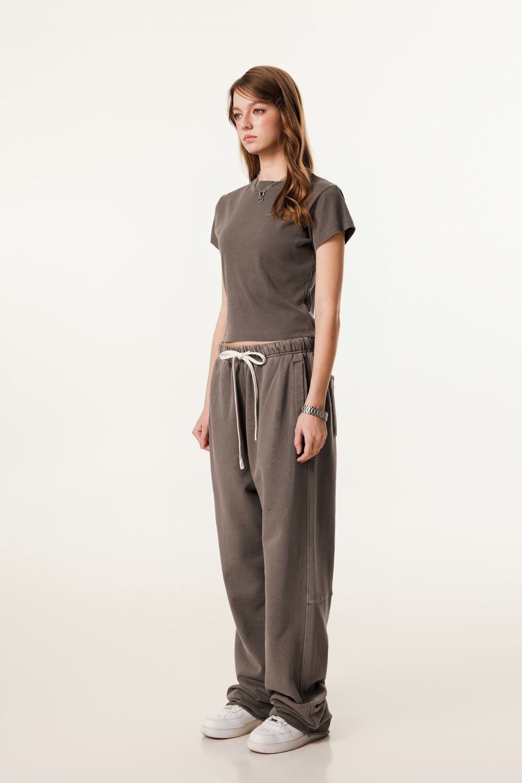 Women’s Figure-Flattering Straight Shoulder T-shirt