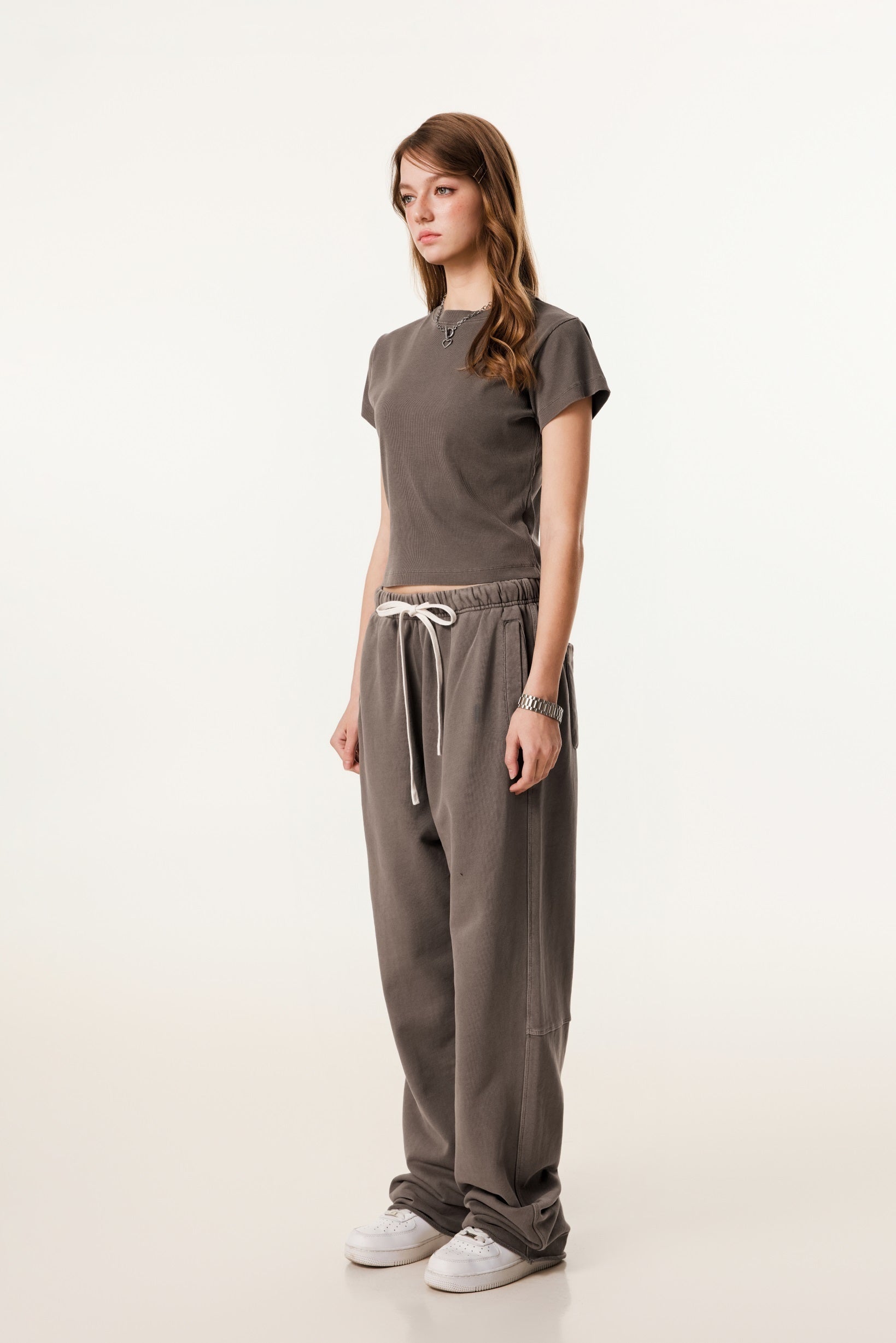 Women’s Figure-Flattering Straight Shoulder T-shirt