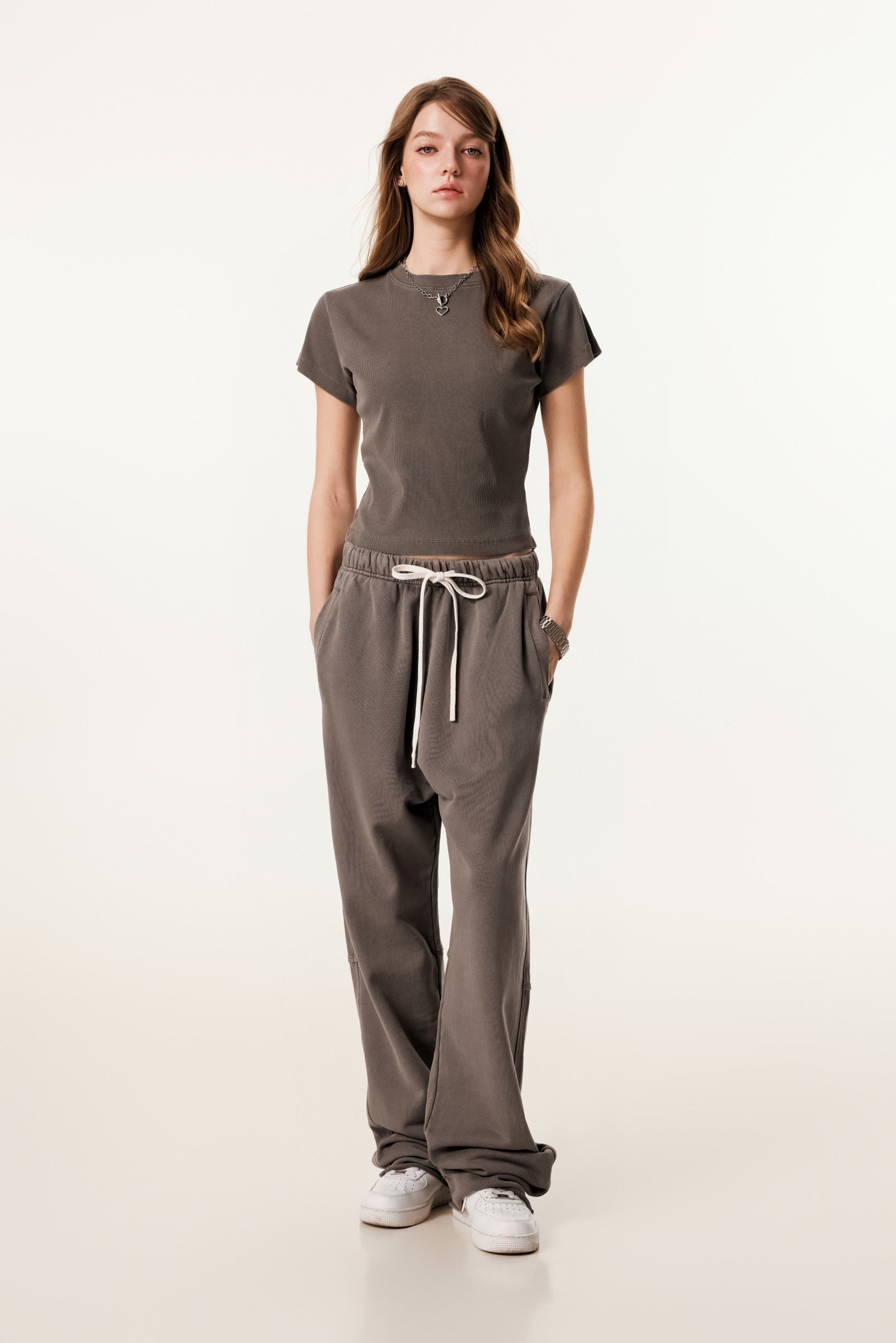Women’s Figure-Flattering Straight Shoulder T-shirt