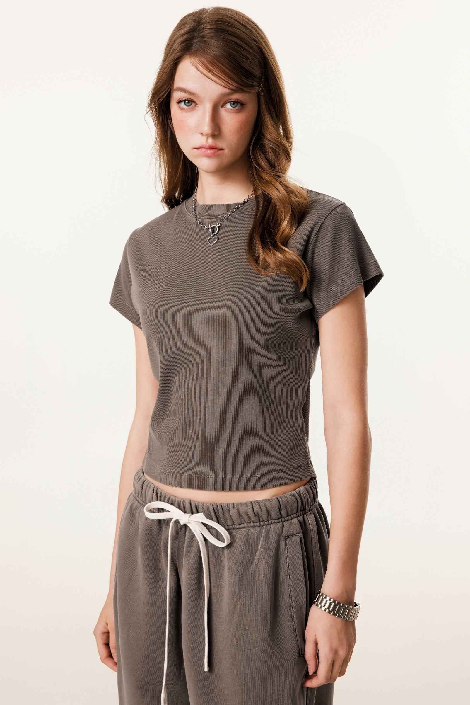Women’s Figure-Flattering Straight Shoulder T-shirt