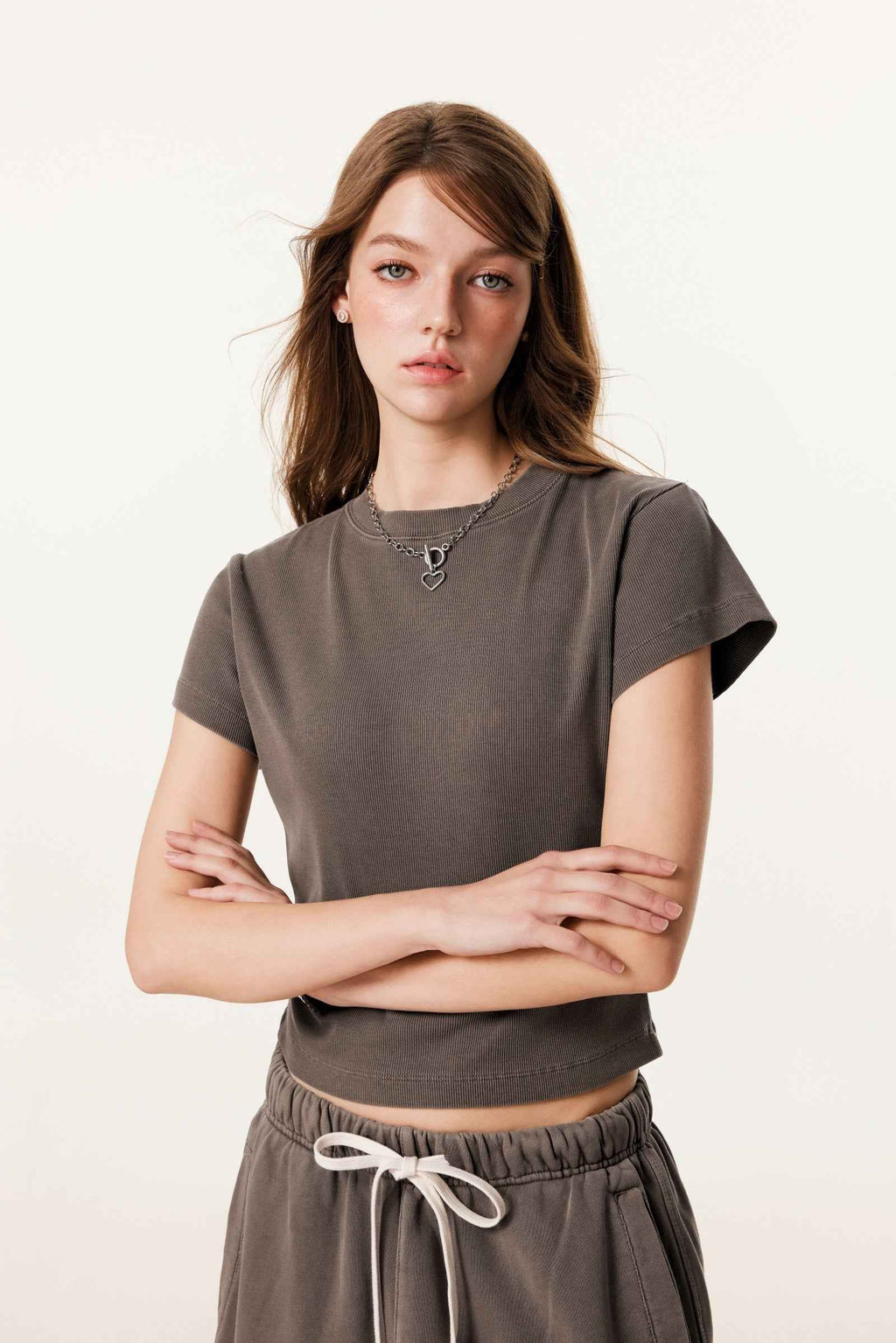 Women’s Figure-Flattering Straight Shoulder T-shirt