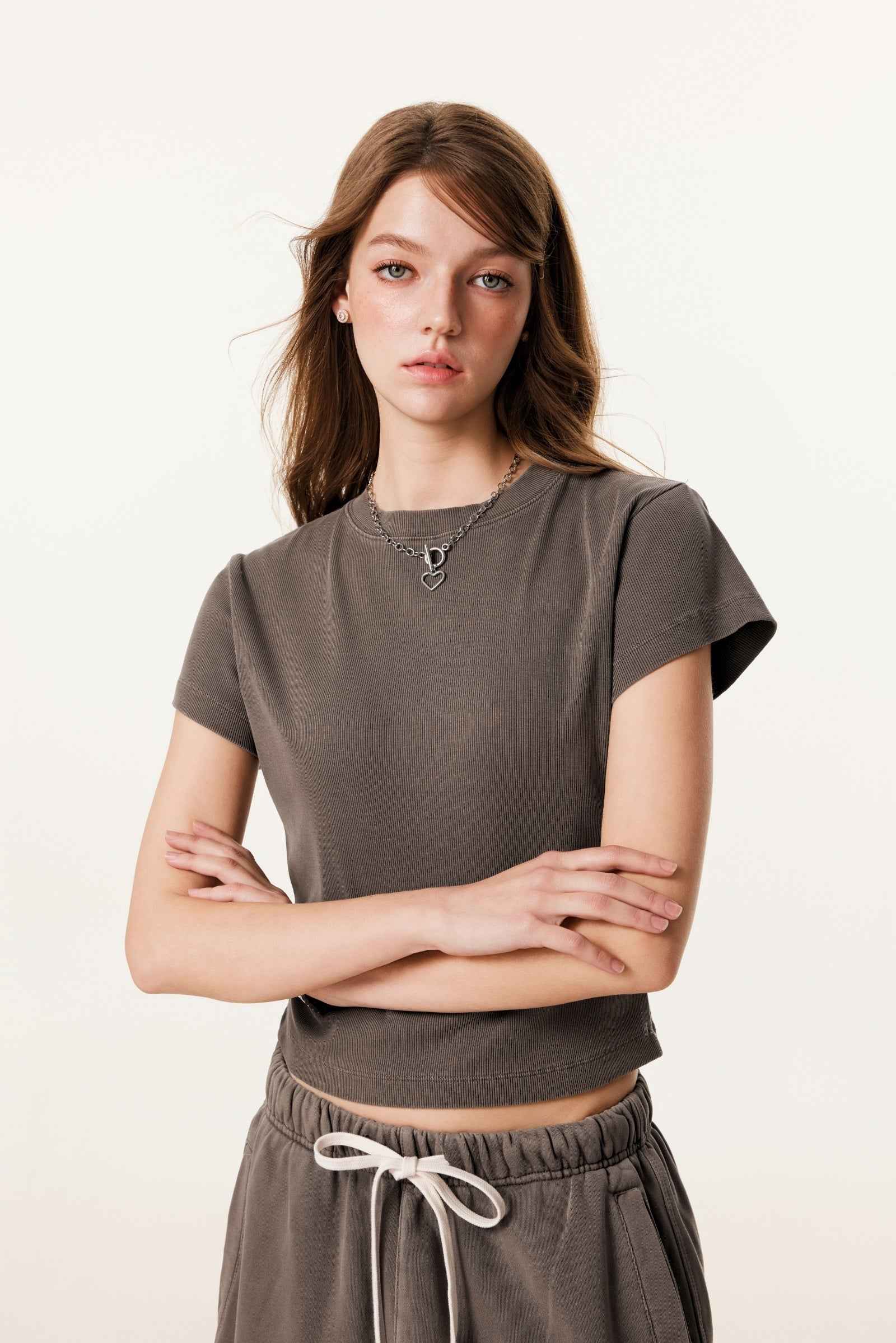 Women’s Figure-Flattering Straight Shoulder T-shirt
