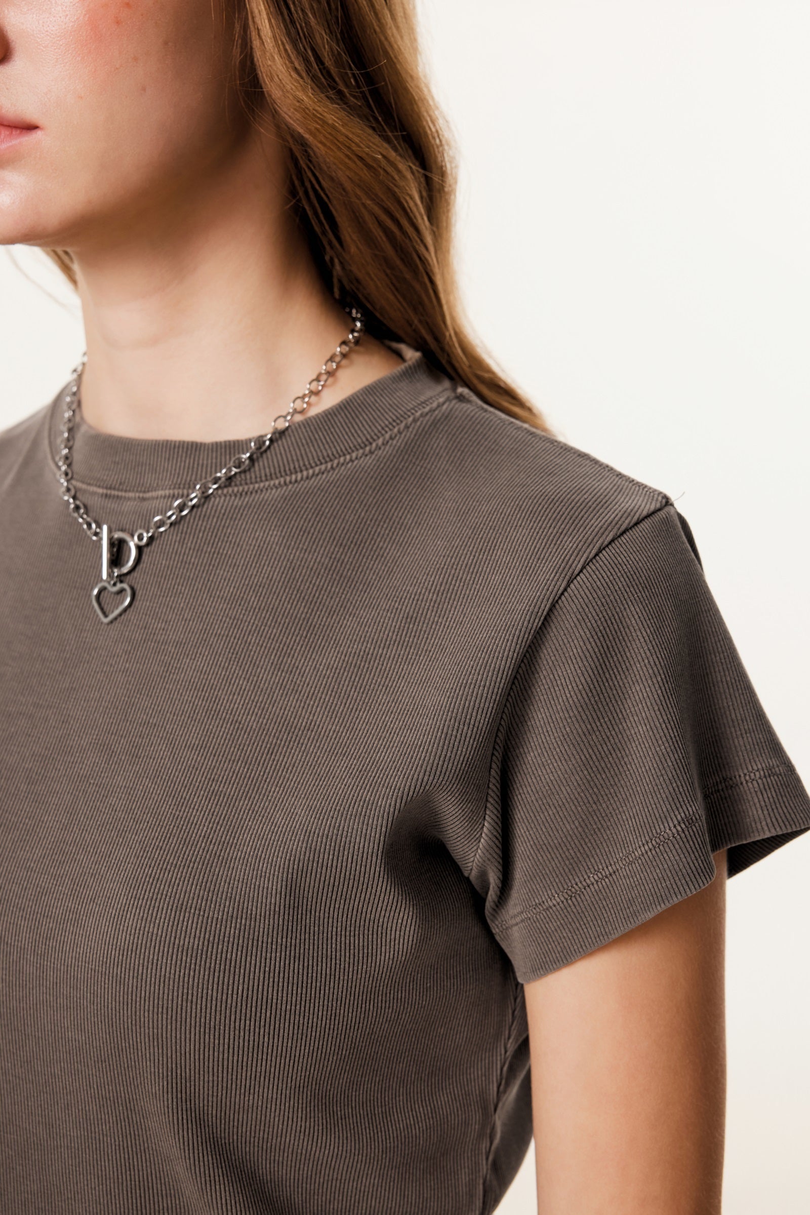 Women’s Figure-Flattering Straight Shoulder T-shirt