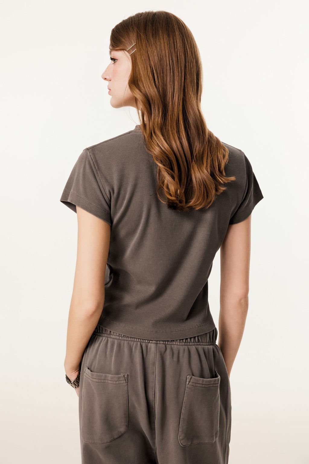Women’s Figure-Flattering Straight Shoulder T-shirt