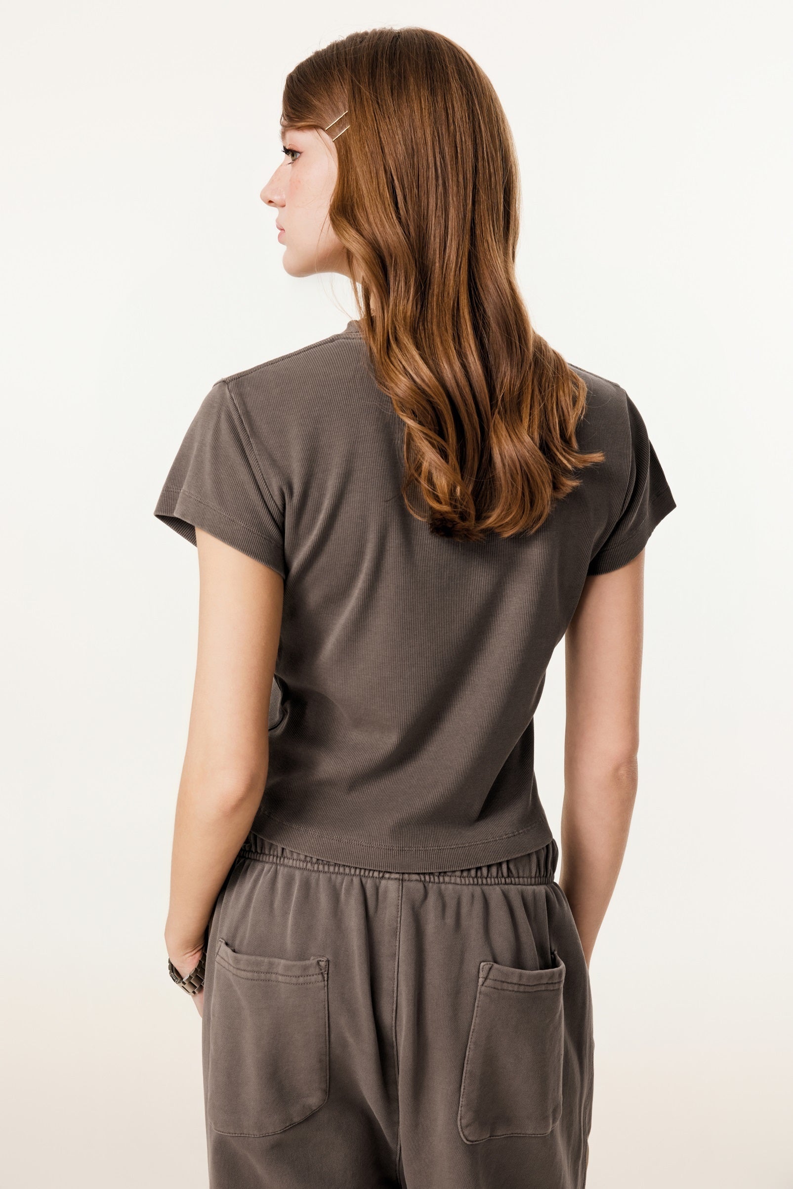 Women’s Figure-Flattering Straight Shoulder T-shirt