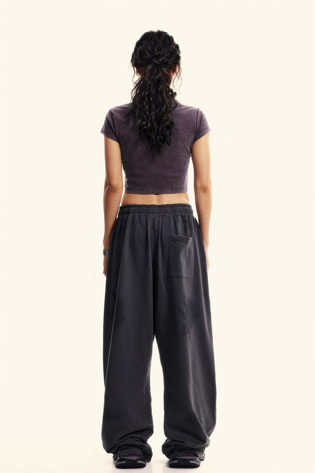 235GSM Women's Washed Stretch Cotton Slim T-shirt