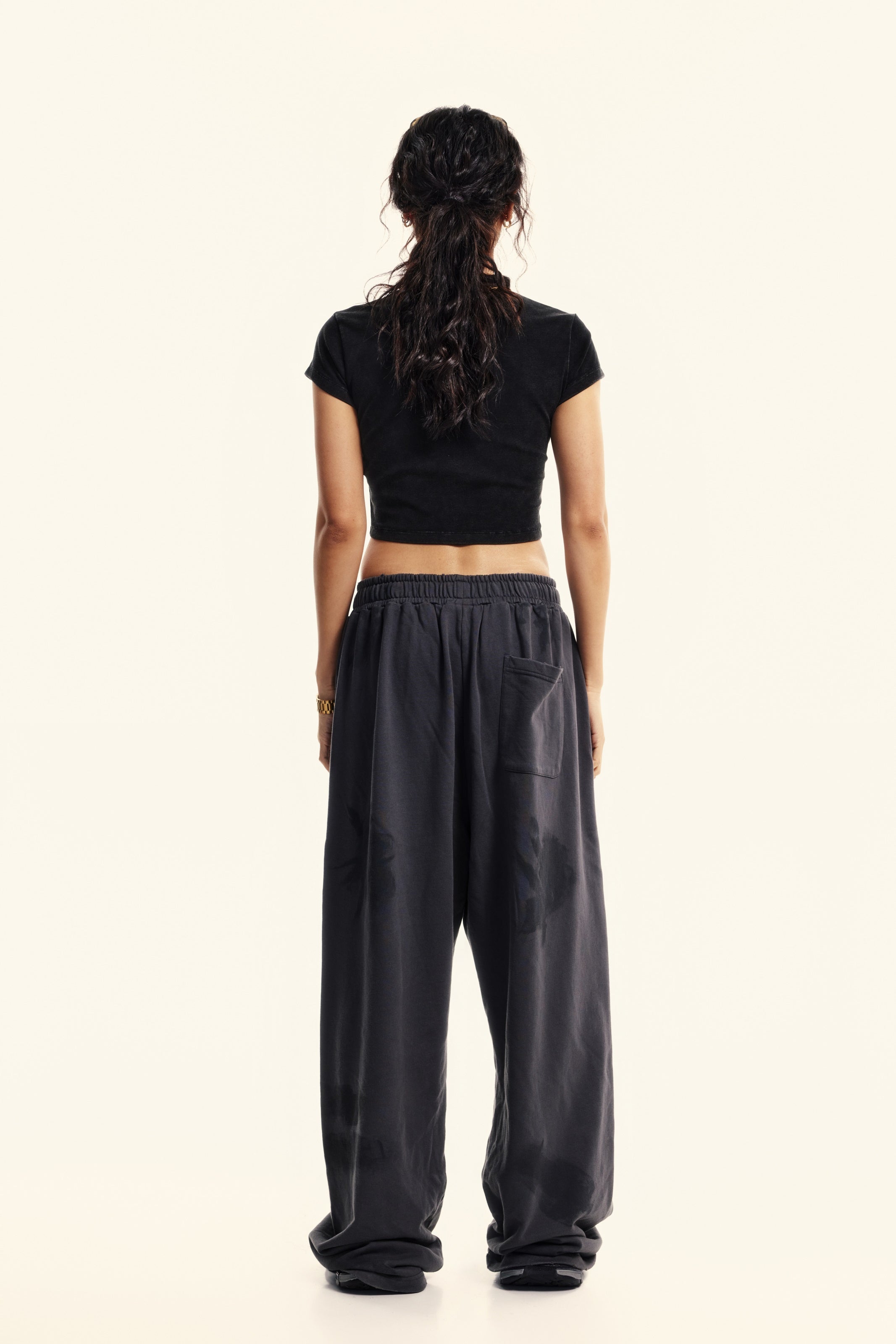 235GSM Women's Washed Stretch Cotton Slim T-shirt