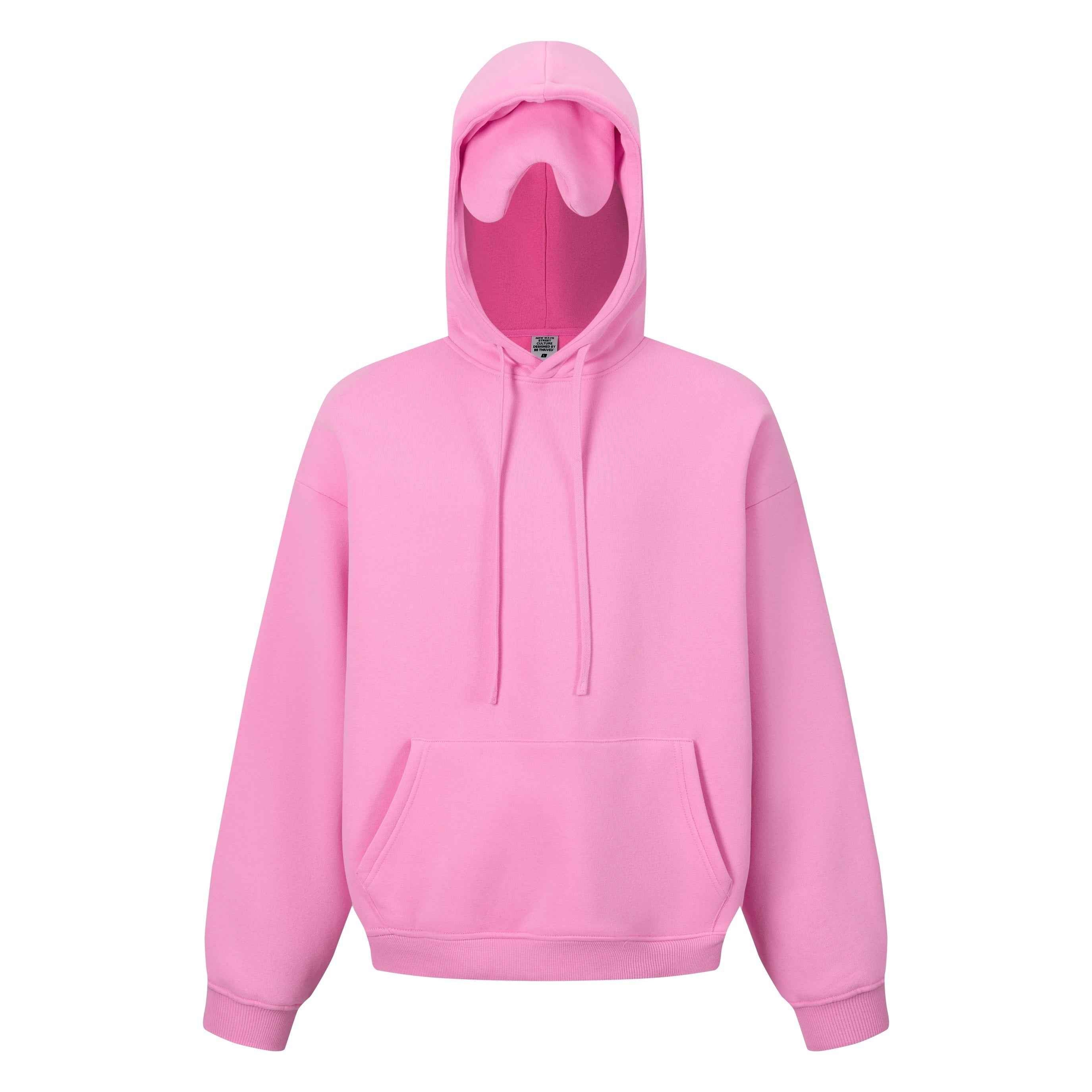 345GSM Men's Eye-Patch Hoodie | Solid Color | MUNSIEUR