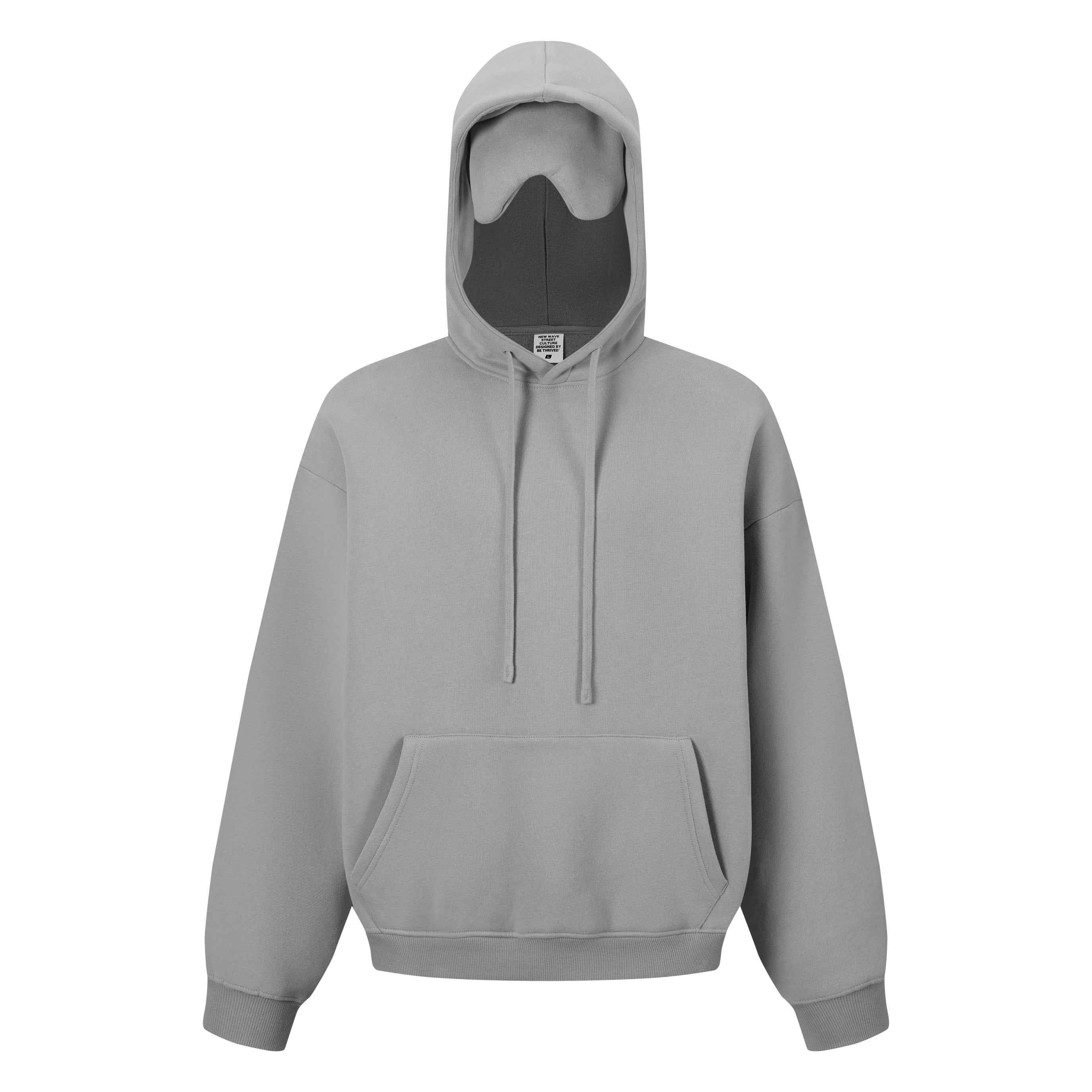 345GSM Men's Eye-Patch Hoodie | Solid Color | MUNSIEUR