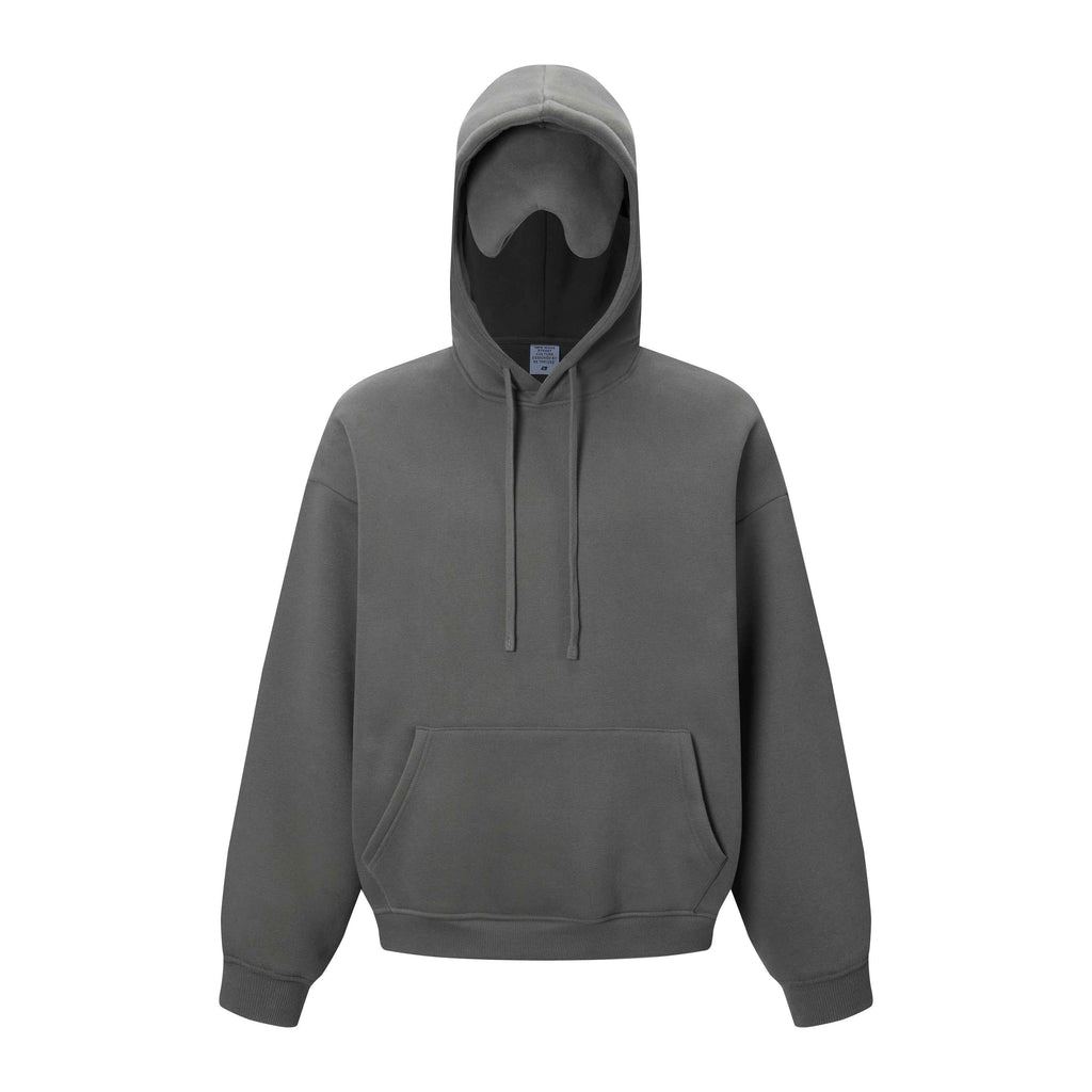 345GSM Men's Eye-Patch Hoodie | Solid Color | MUNSIEUR