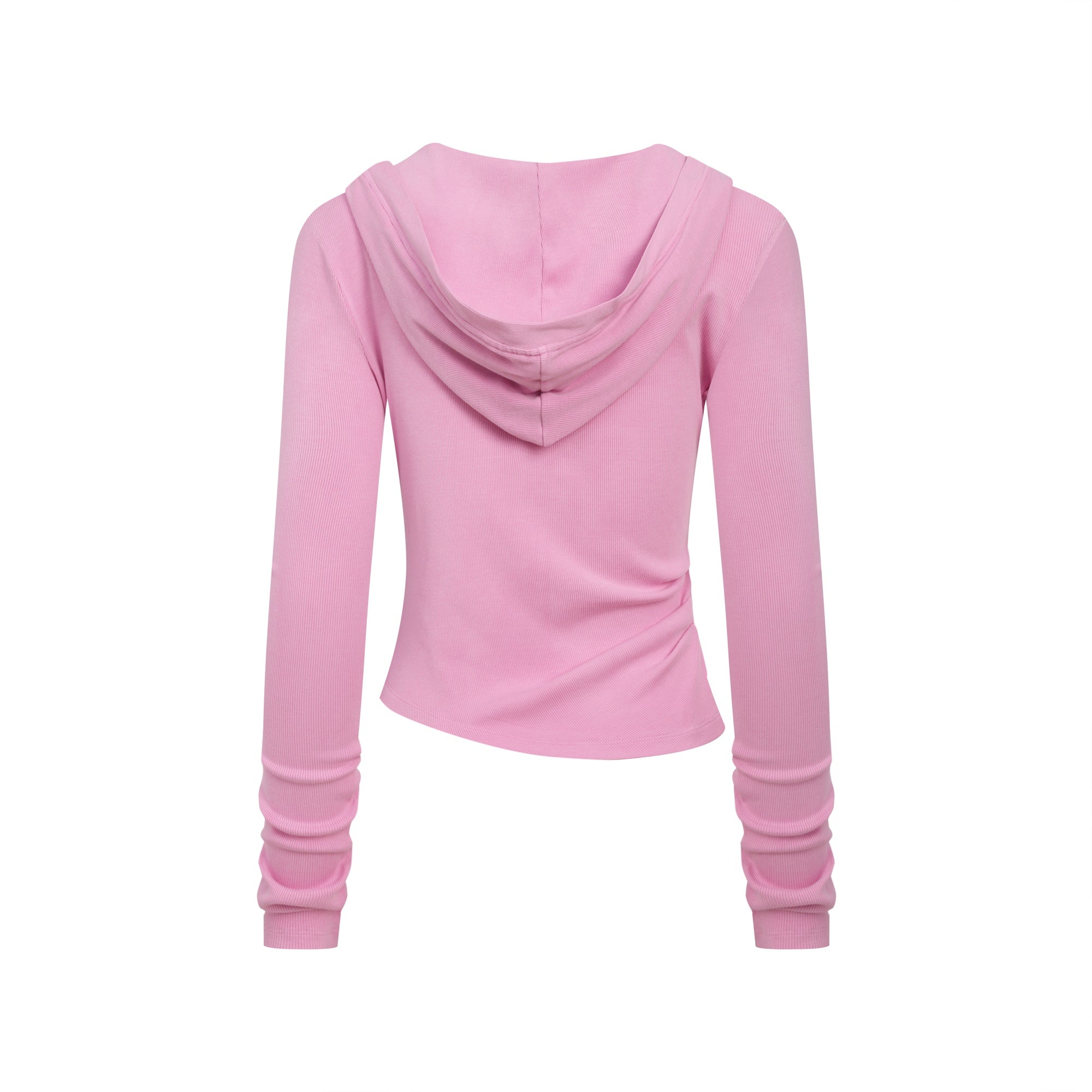 275GSM Women’s Slim-Fit Pigment-Wash Long-Sleeve Sweatshirt
