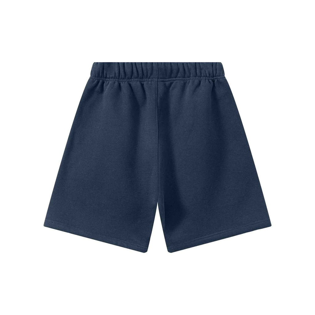 345GSM Men's Fleece-Lined Straight-Leg Shorts