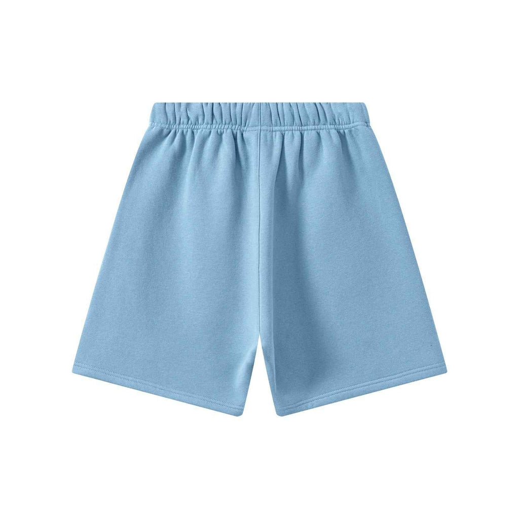 345GSM Men's Fleece-Lined Straight-Leg Shorts