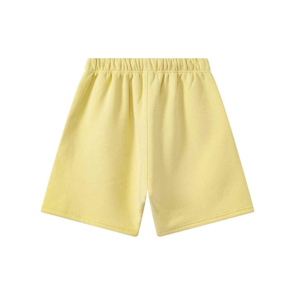 345GSM Men's Fleece-Lined Straight-Leg Shorts