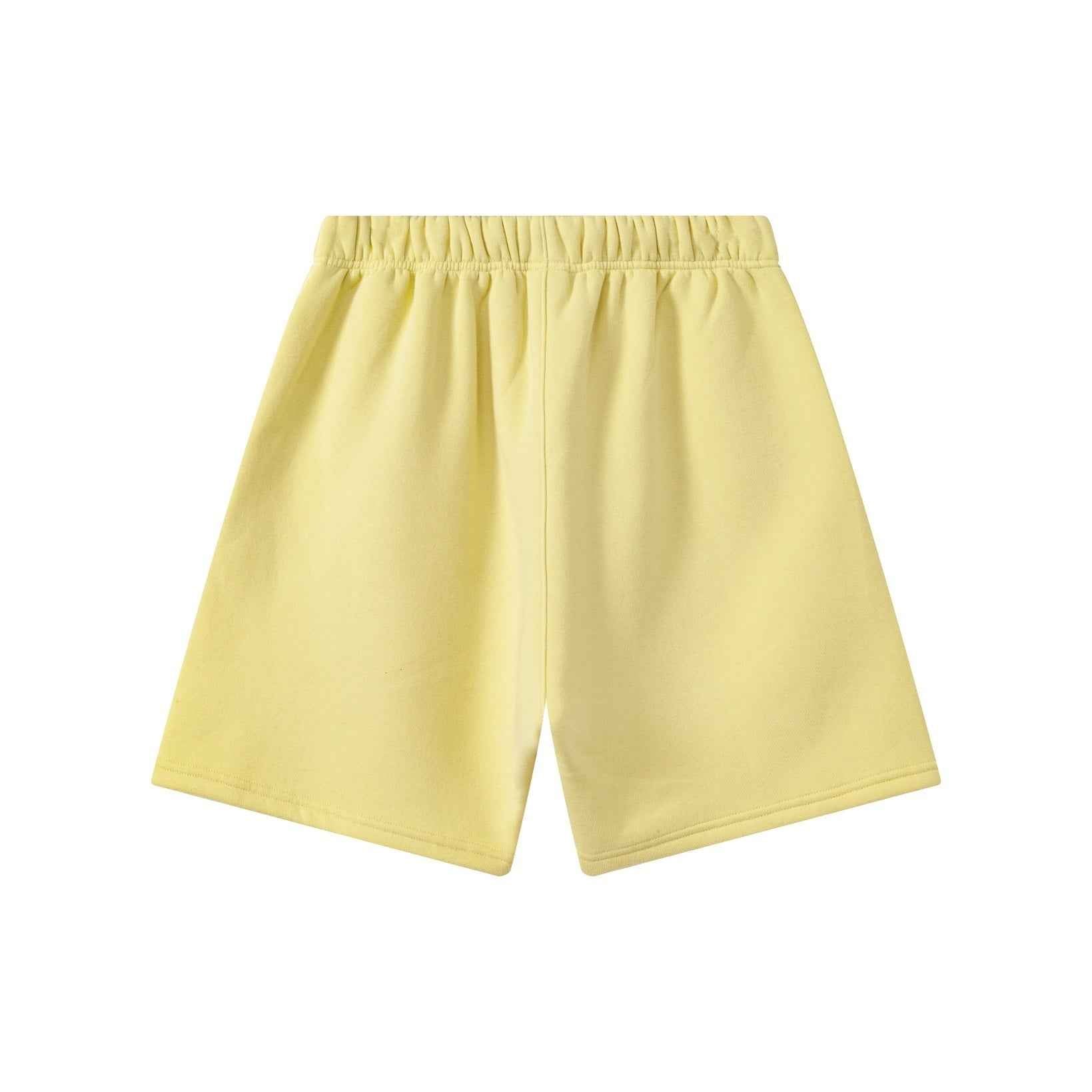 345GSM Men's Fleece-Lined Straight-Leg Shorts