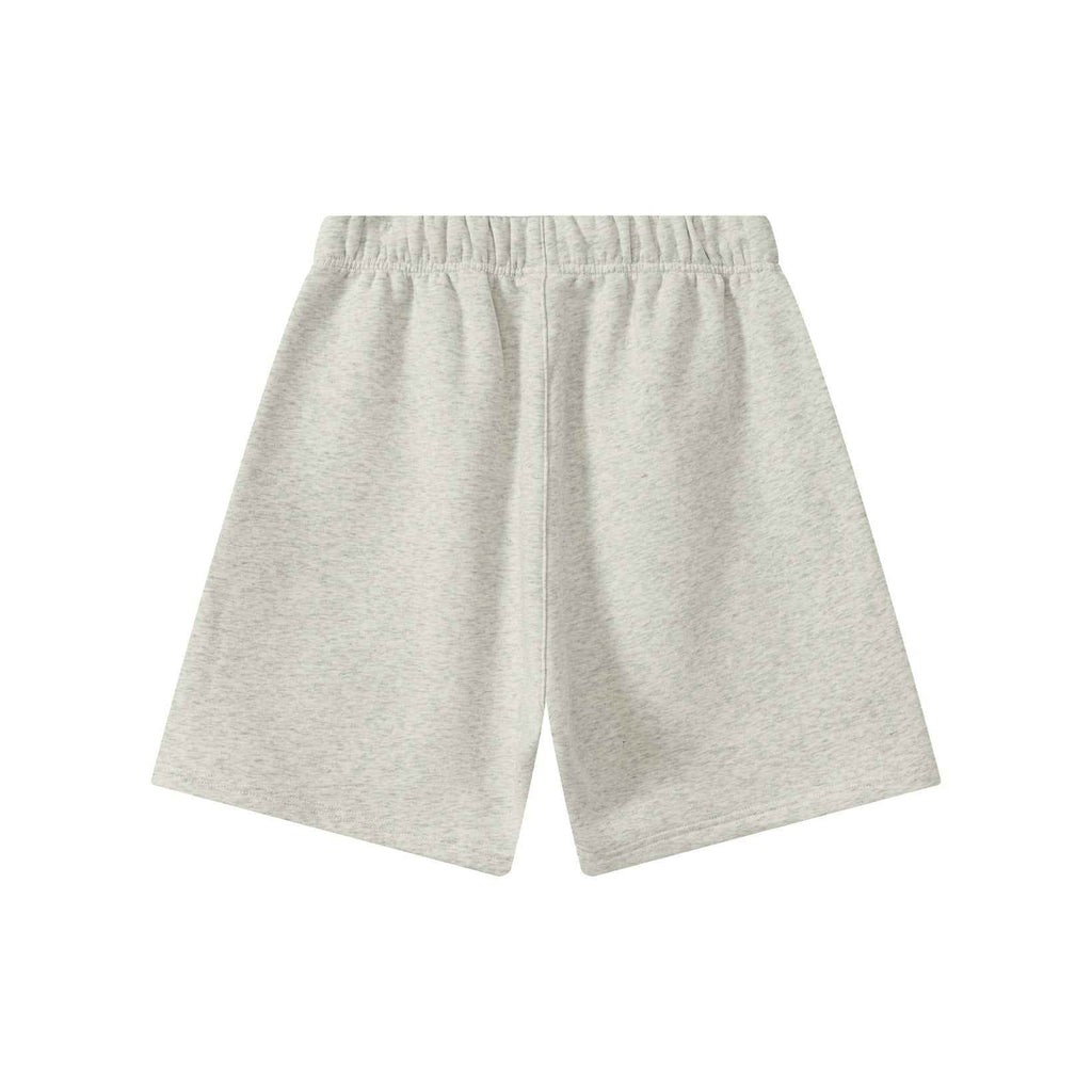 345GSM Men's Fleece-Lined Straight-Leg Shorts