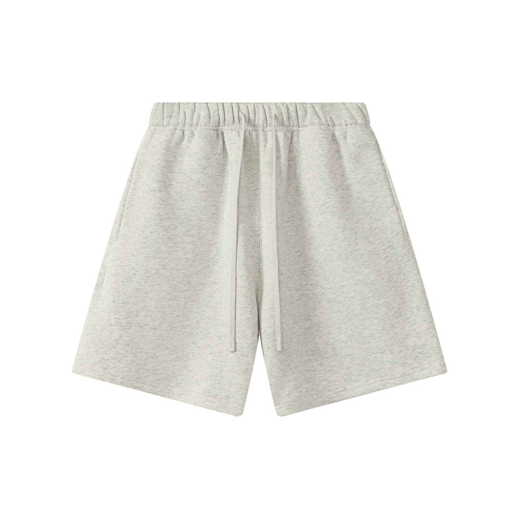 345GSM Men's Fleece-Lined Straight-Leg Shorts