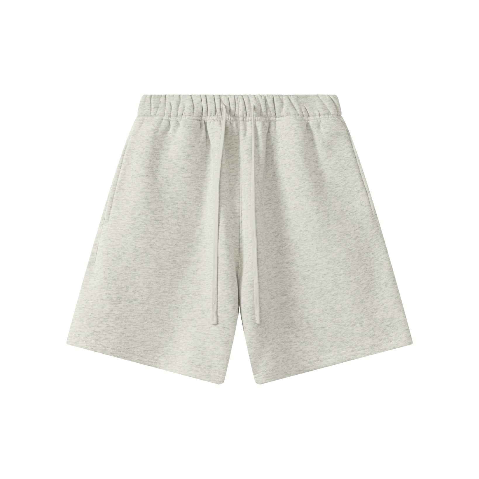 345GSM Men's Fleece-Lined Straight-Leg Shorts