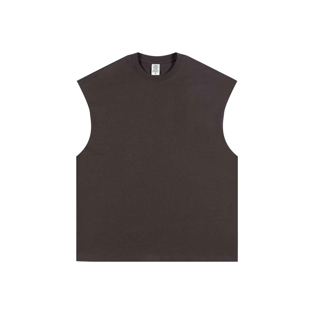 305GSM Unisex Earth-Tone Muscle Tee