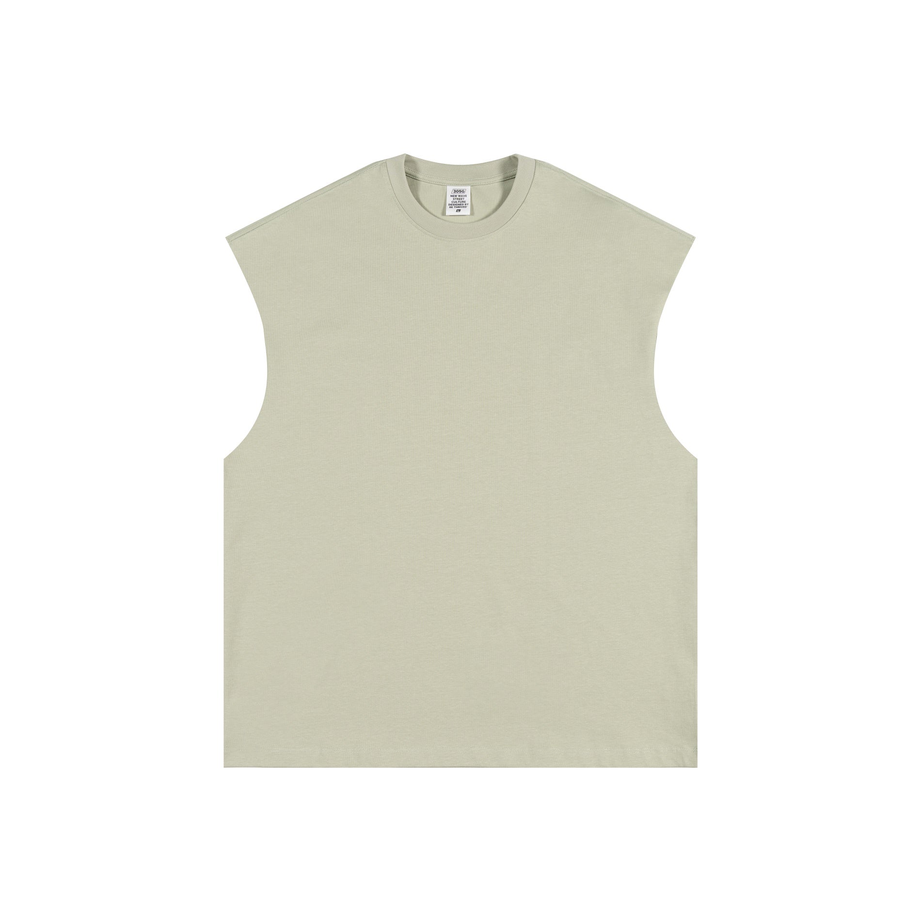 305GSM Unisex Earth-Tone Muscle Tee