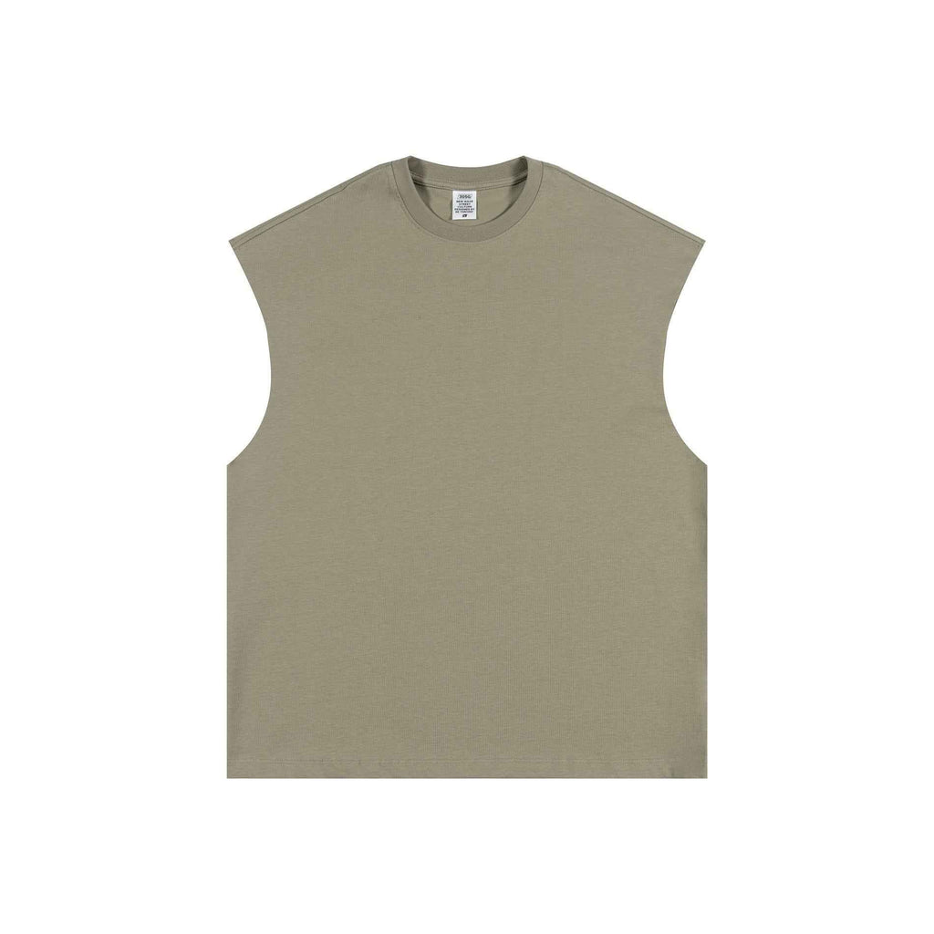 305GSM Unisex Earth-Tone Muscle Tee