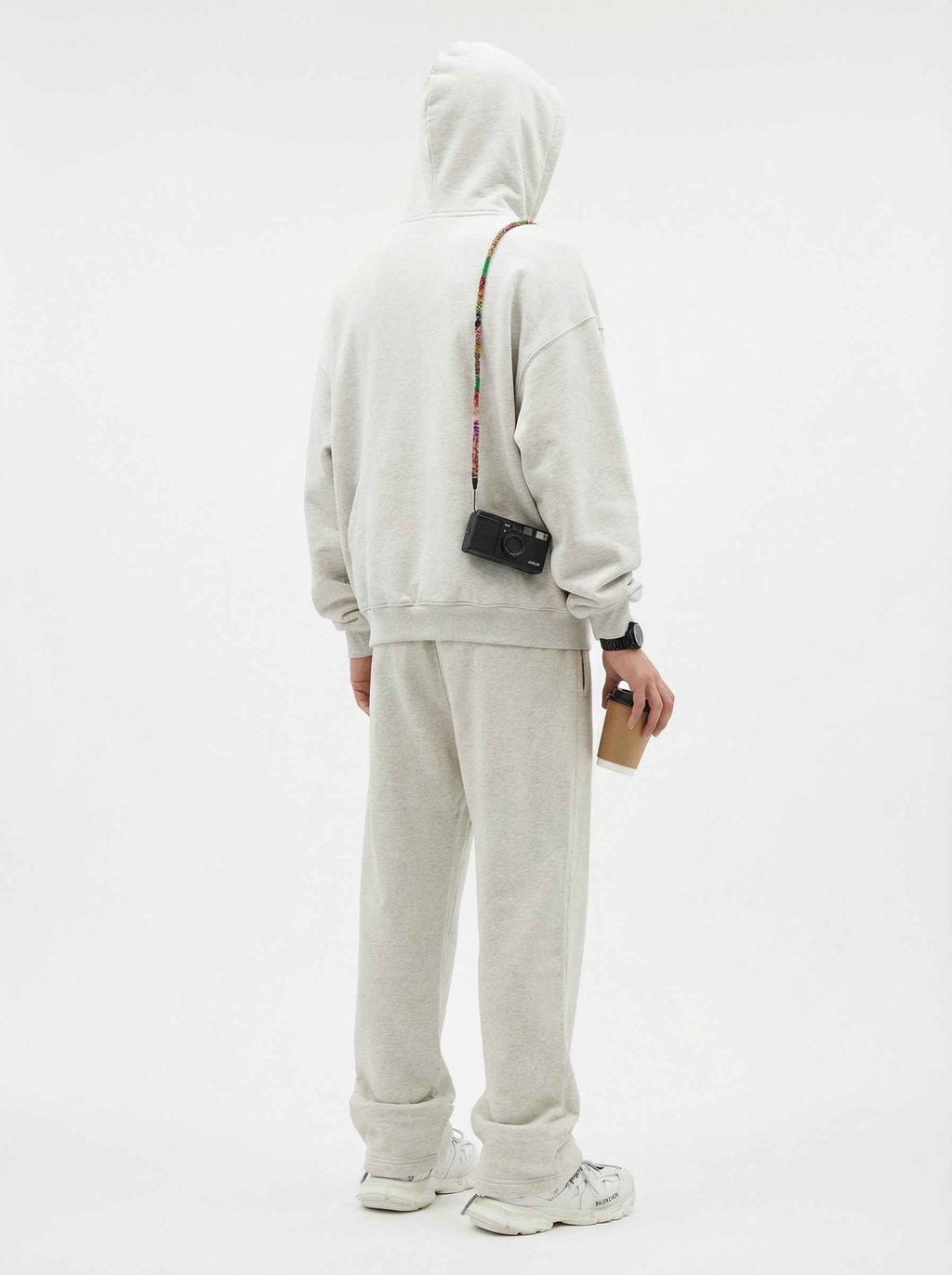 345GSM Men's Eye-Patch Hoodie | Solid Color | MUNSIEUR