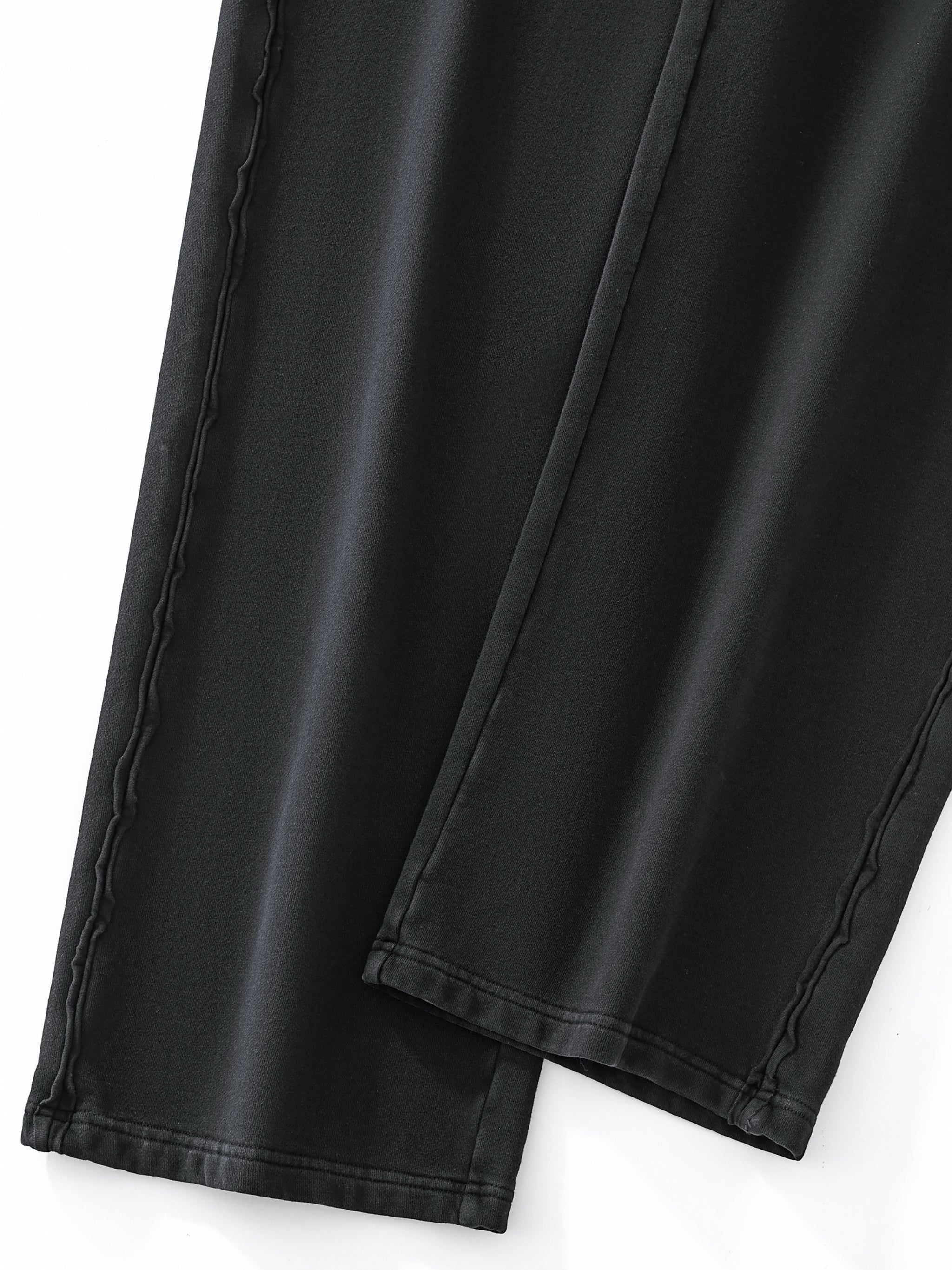 Fearless Apparel Raw-Seam Enzyme Washed Sweatpants – 100% Cotton Heavyweight Streetwear