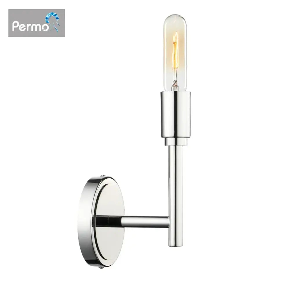 Industrial antique metal wall lamp – bedroom black glass sconce